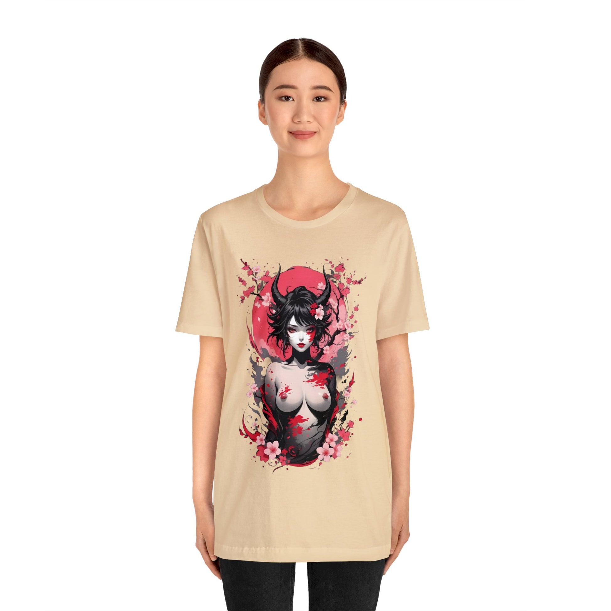 Kǎtōng Piàn - Oni Collection - Jorogumo - Unisex Jersey Short Sleeve Tee Printify