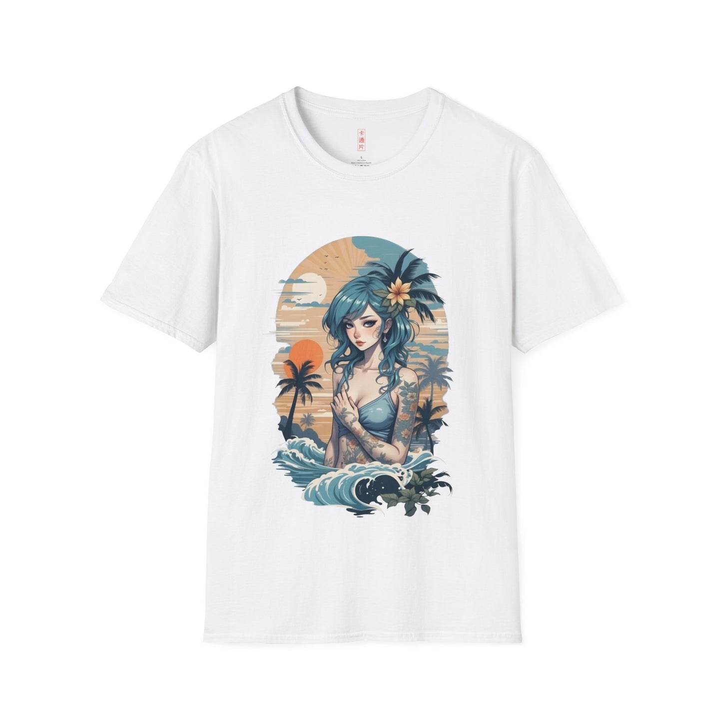 Kǎtōng Piàn - California Love Collection - 004 - Unisex Softstyle T-Shirt Printify
