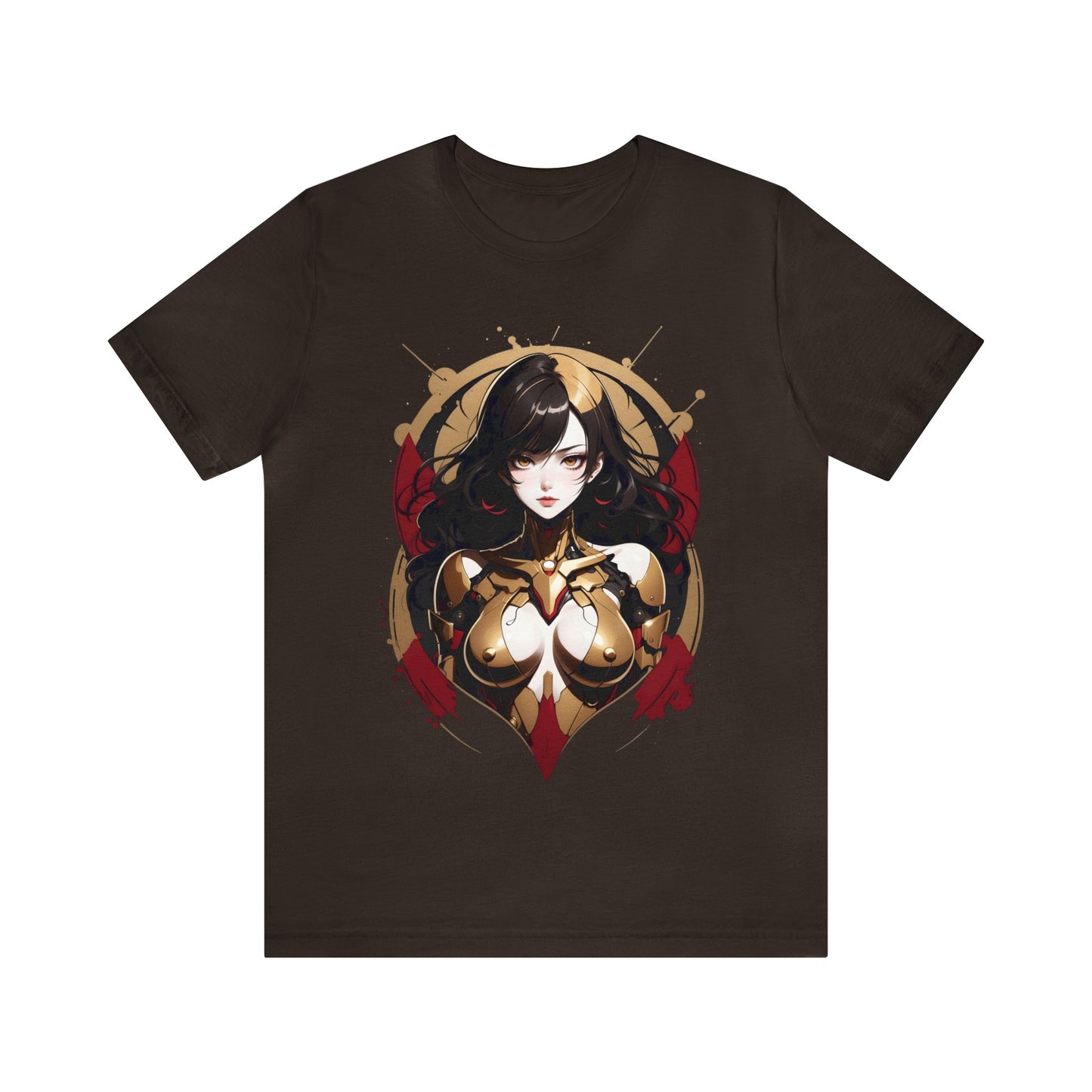 Kǎtōng Piàn - Mecha Girl Collection - Naomi - Unisex Jersey Short Sleeve Tee Printify