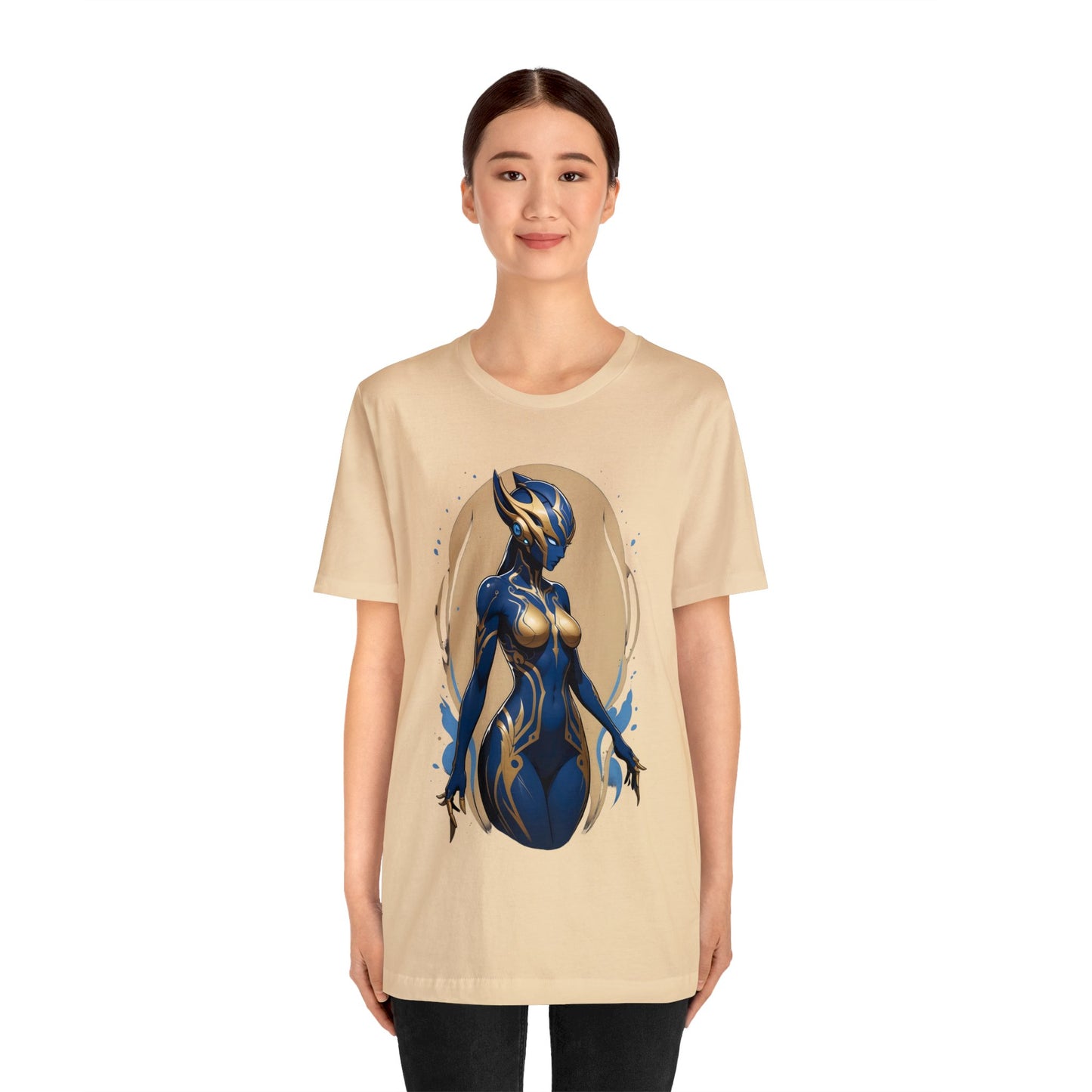 Kǎtōng Piàn - The Lotus Collection - Guinevere - Unisex Jersey Short Sleeve Tee Printify