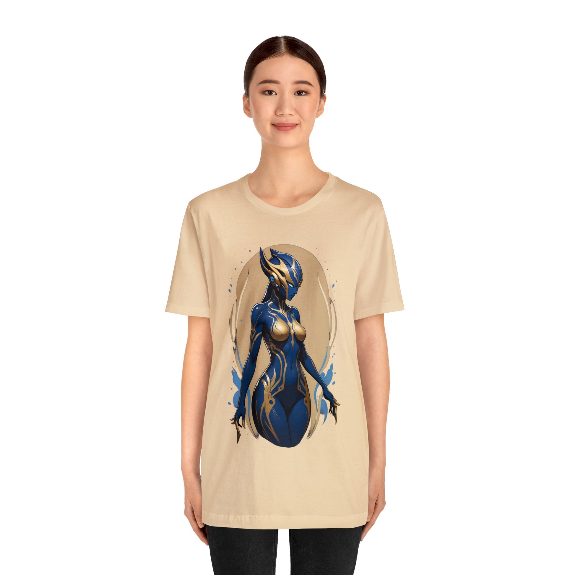 Kǎtōng Piàn - The Lotus Collection - Guinevere - Unisex Jersey Short Sleeve Tee Printify