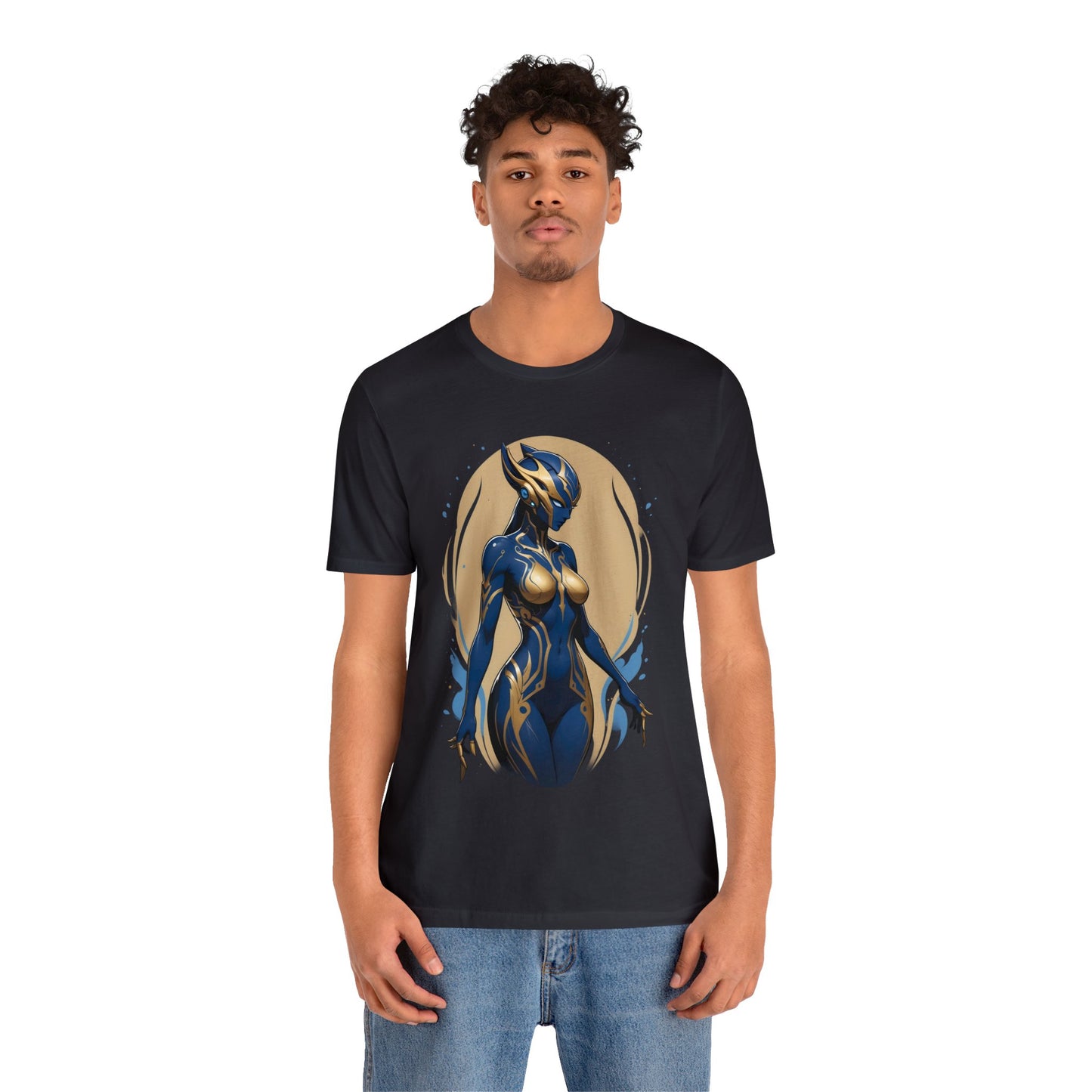 Kǎtōng Piàn - The Lotus Collection - Guinevere - Unisex Jersey Short Sleeve Tee Printify