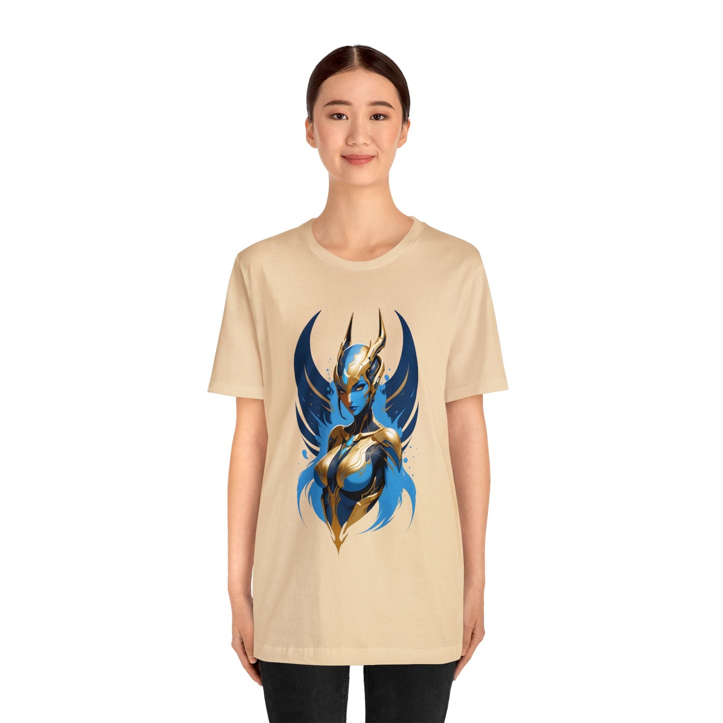 Kǎtōng Piàn - The Lotus Collection - Blythe - Unisex Jersey Short Sleeve Tee Printify