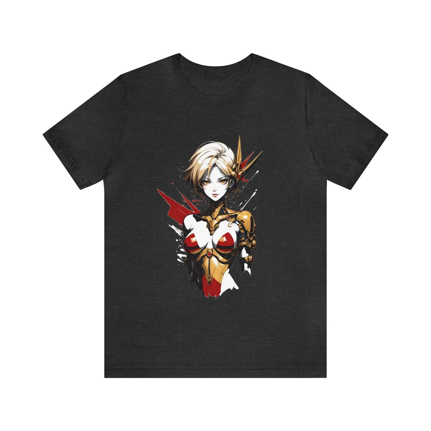 Kǎtōng Piàn - Mecha Girl Collection - Scarlett - Unisex Jersey Short Sleeve Tee Printify