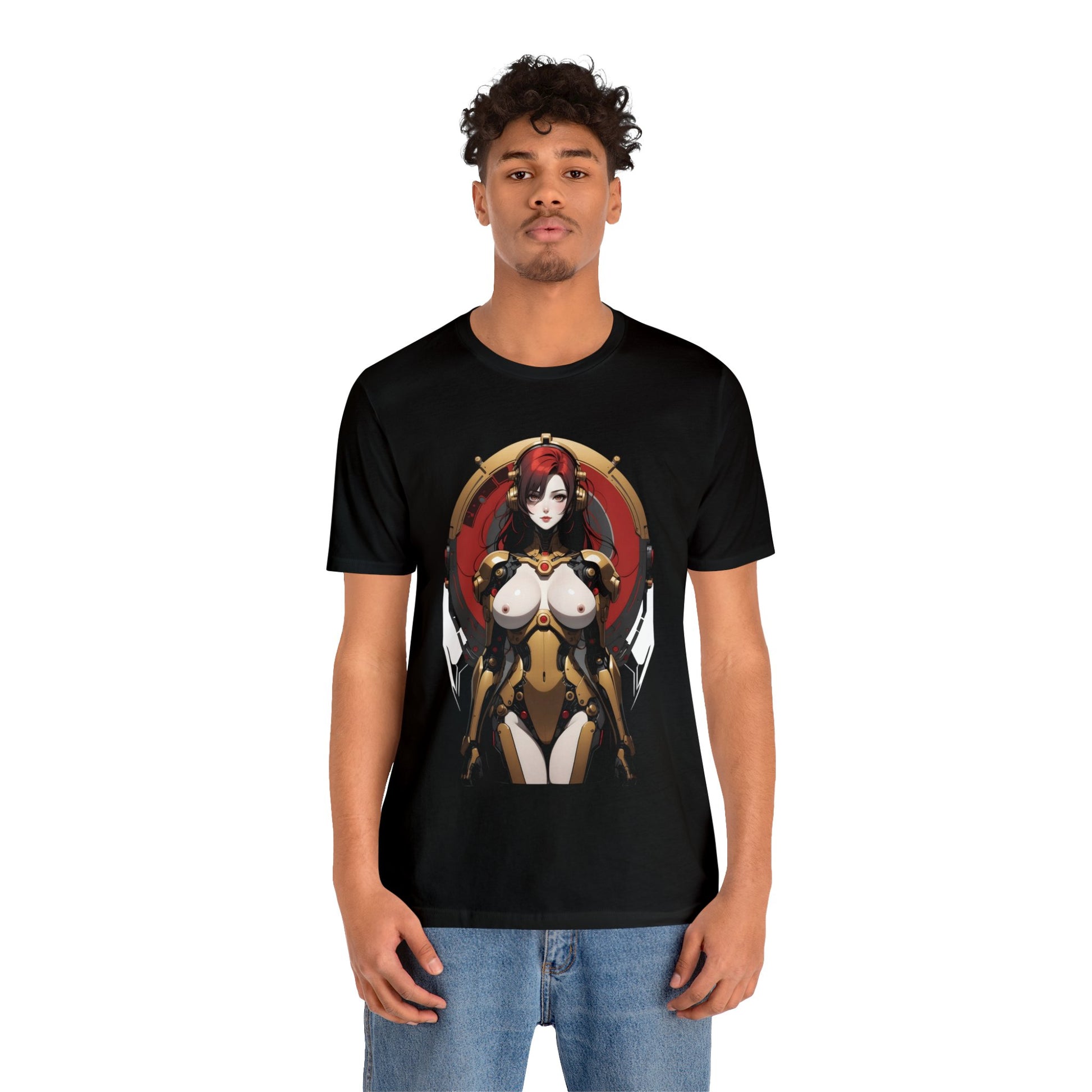 Kǎtōng Piàn - Mecha Girl Collection - Eliana - Unisex Jersey Short Sleeve Tee Printify
