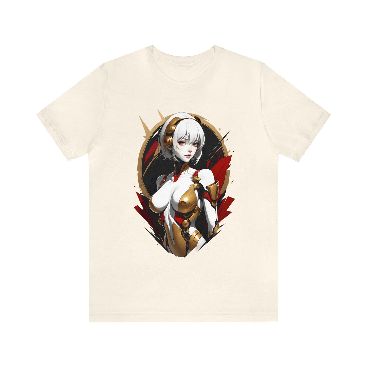 Kǎtōng Piàn - Mecha Girl Collection - Iris - Unisex Jersey Short Sleeve Tee Printify