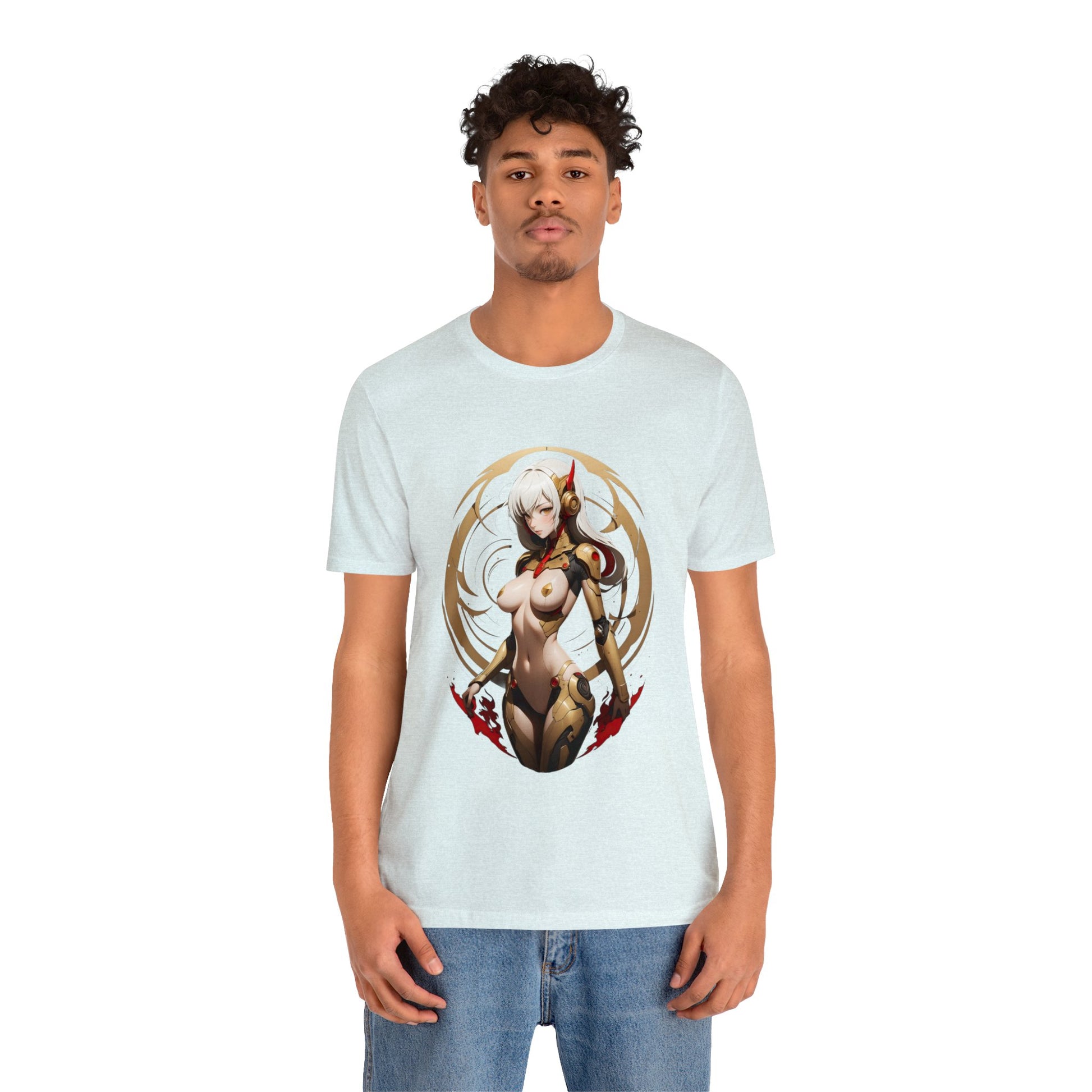 Kǎtōng Piàn - Mecha Girl Collection - Delilah - Unisex Jersey Short Sleeve Tee Printify