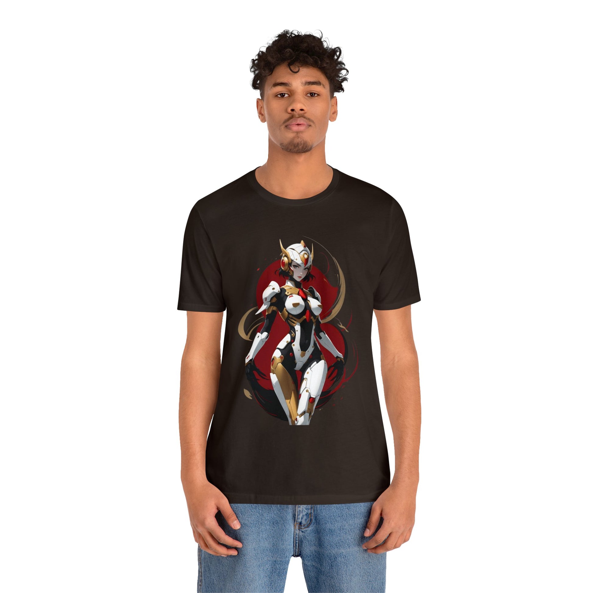 Kǎtōng Piàn - Mecha Girl Collection - Charlotte - Unisex Jersey Short Sleeve Tee Printify