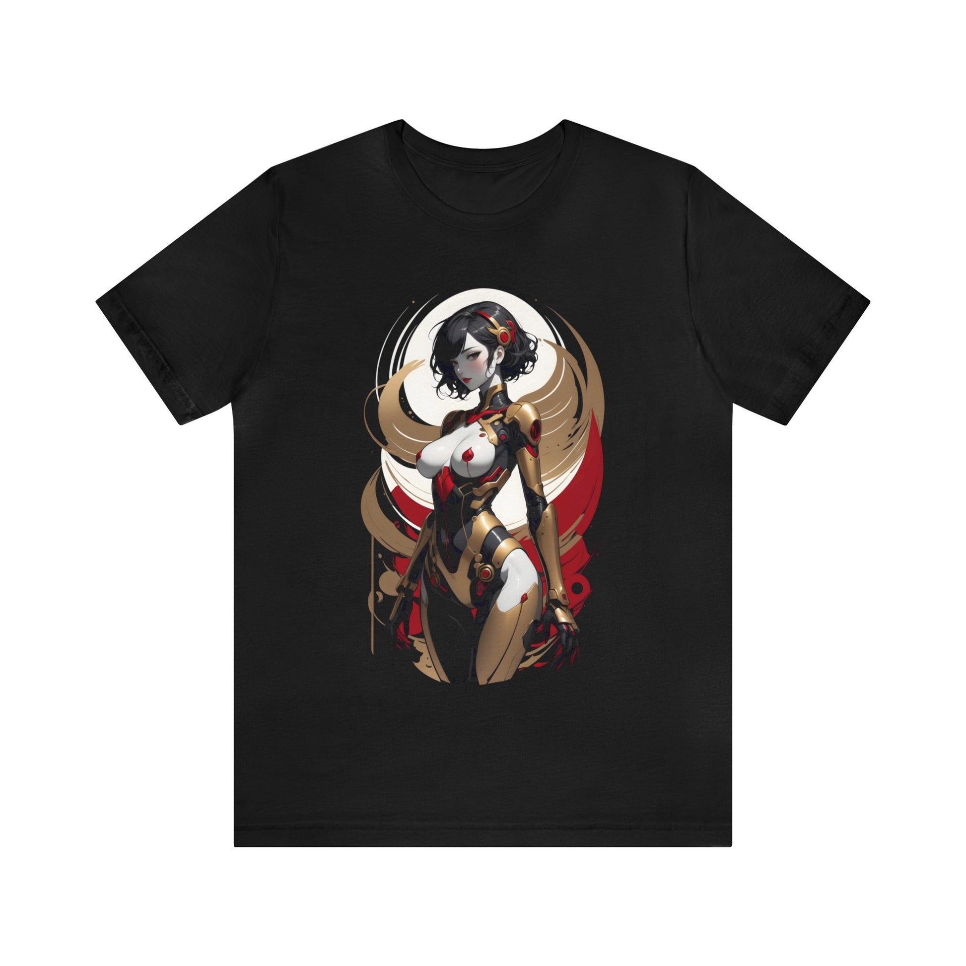 Kǎtōng Piàn - Mecha Girl Collection - Luna - Unisex Jersey Short Sleeve Tee Printify