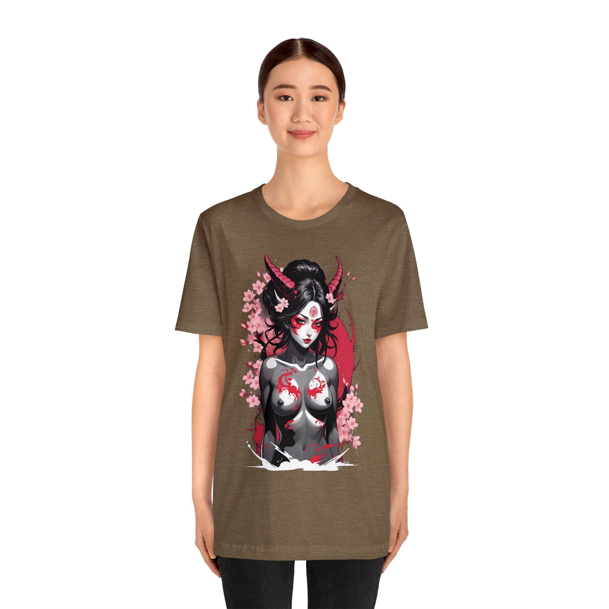 Kǎtōng Piàn - Oni Collection - Abyzou - Unisex Jersey Short Sleeve Tee Printify