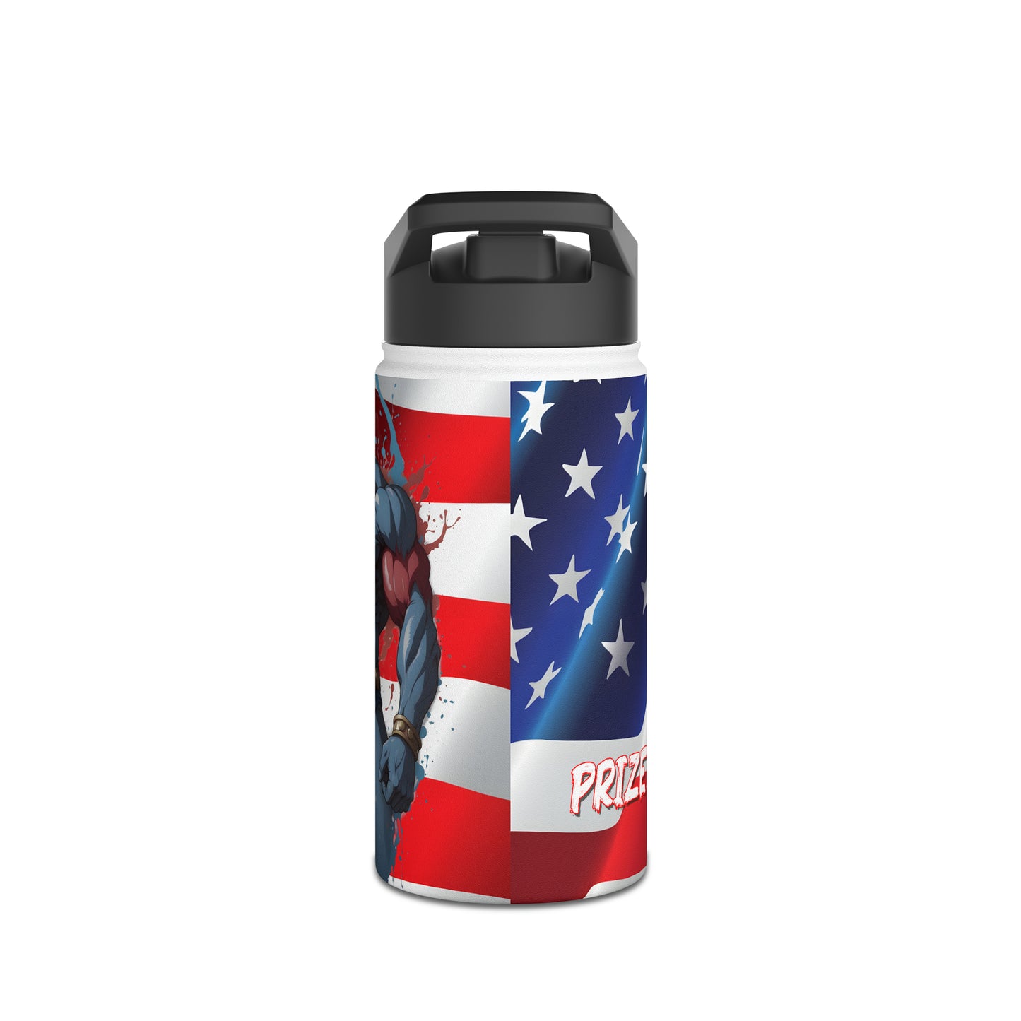 Kǎtōng Piàn - Prized Fighter Collection - America - 002 - Stainless Steel Water Bottle, Standard Lid - Verdine Daniels