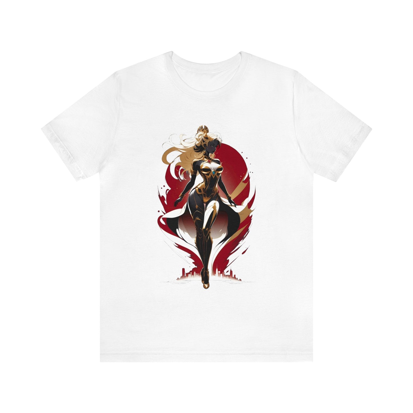 Kǎtōng Piàn - Mecha Girl Collection - Lucy - Unisex Jersey Short Sleeve Tee Printify