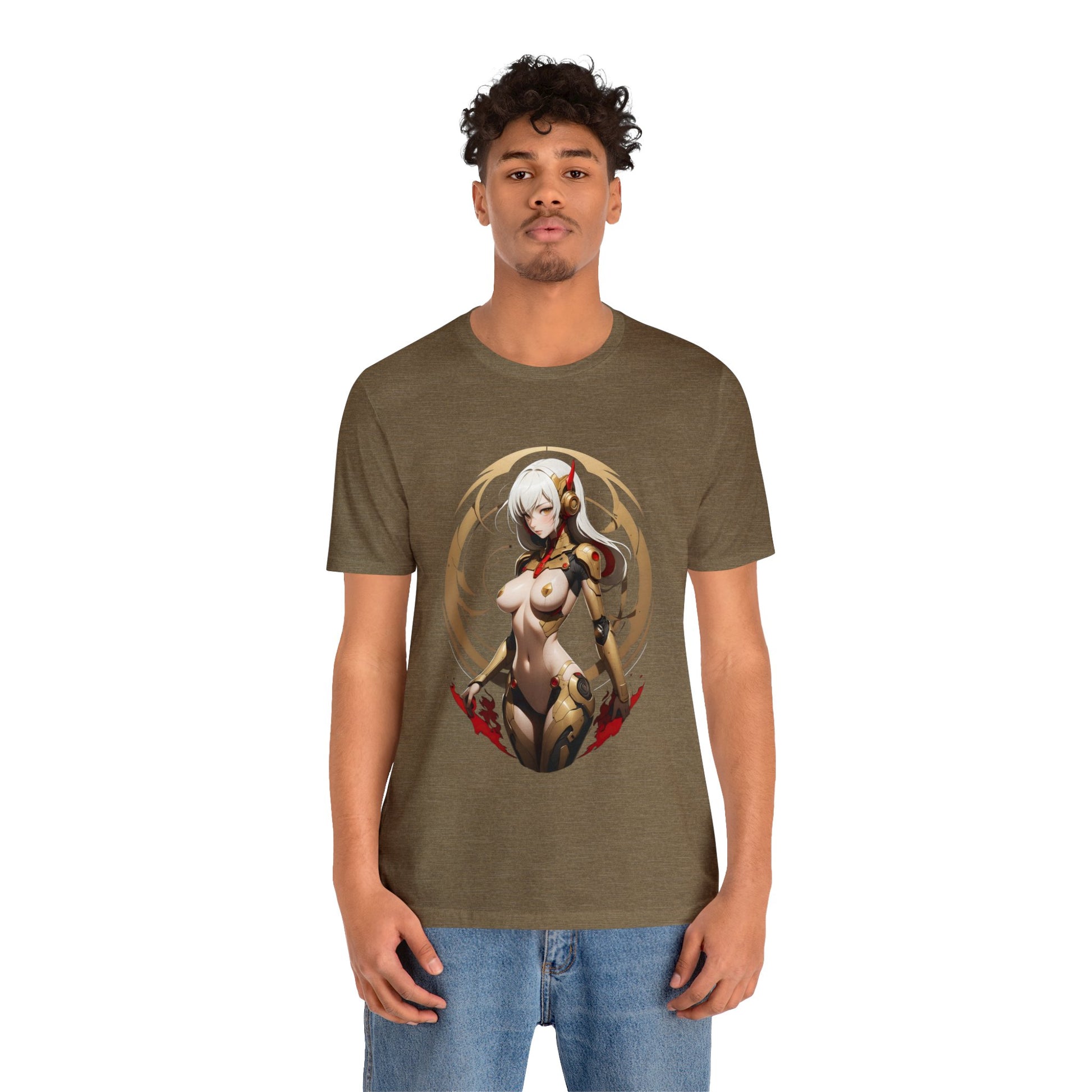 Kǎtōng Piàn - Mecha Girl Collection - Delilah - Unisex Jersey Short Sleeve Tee Printify