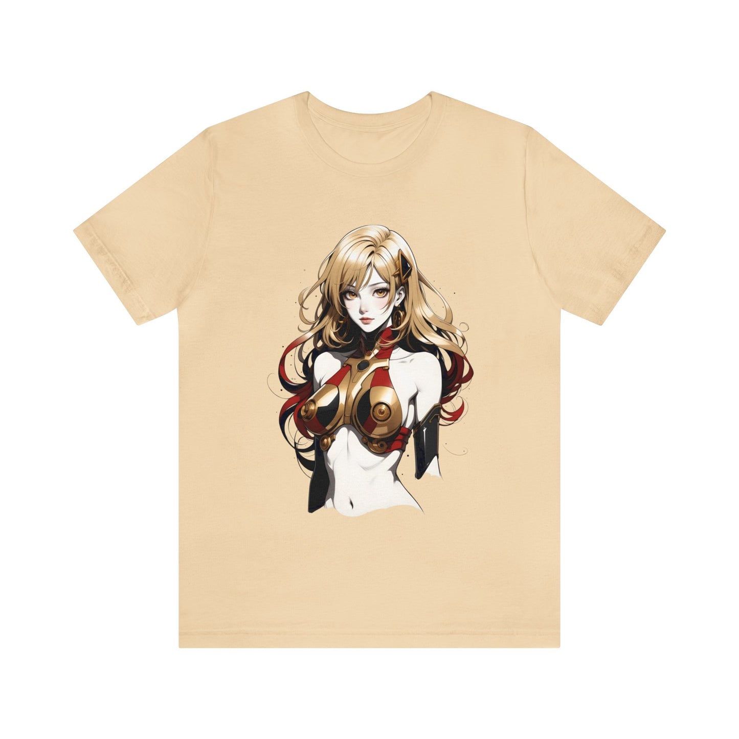 Kǎtōng Piàn - Mecha Girl Collection - Evelyn - Unisex Jersey Short Sleeve Tee Printify