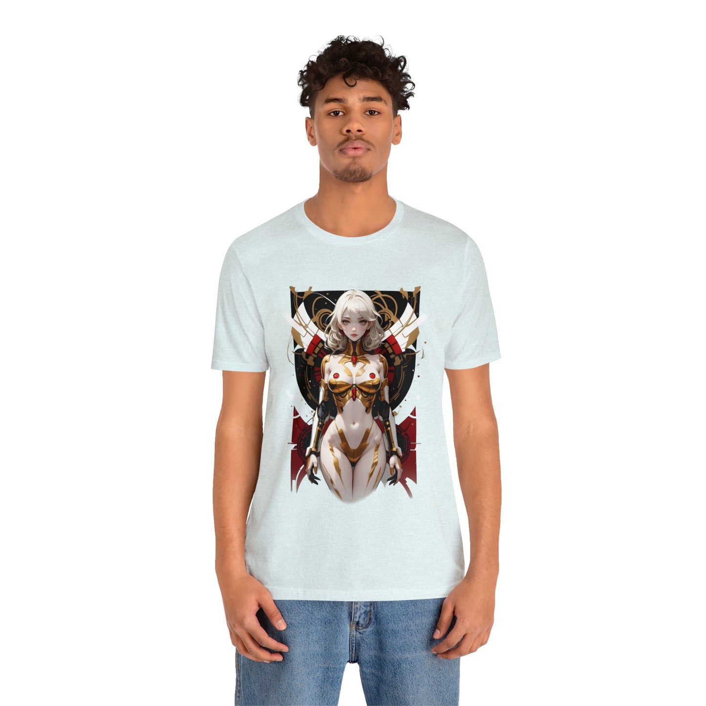 Kǎtōng Piàn - Mecha Girl Collection - Isla - Unisex Jersey Short Sleeve Tee Printify