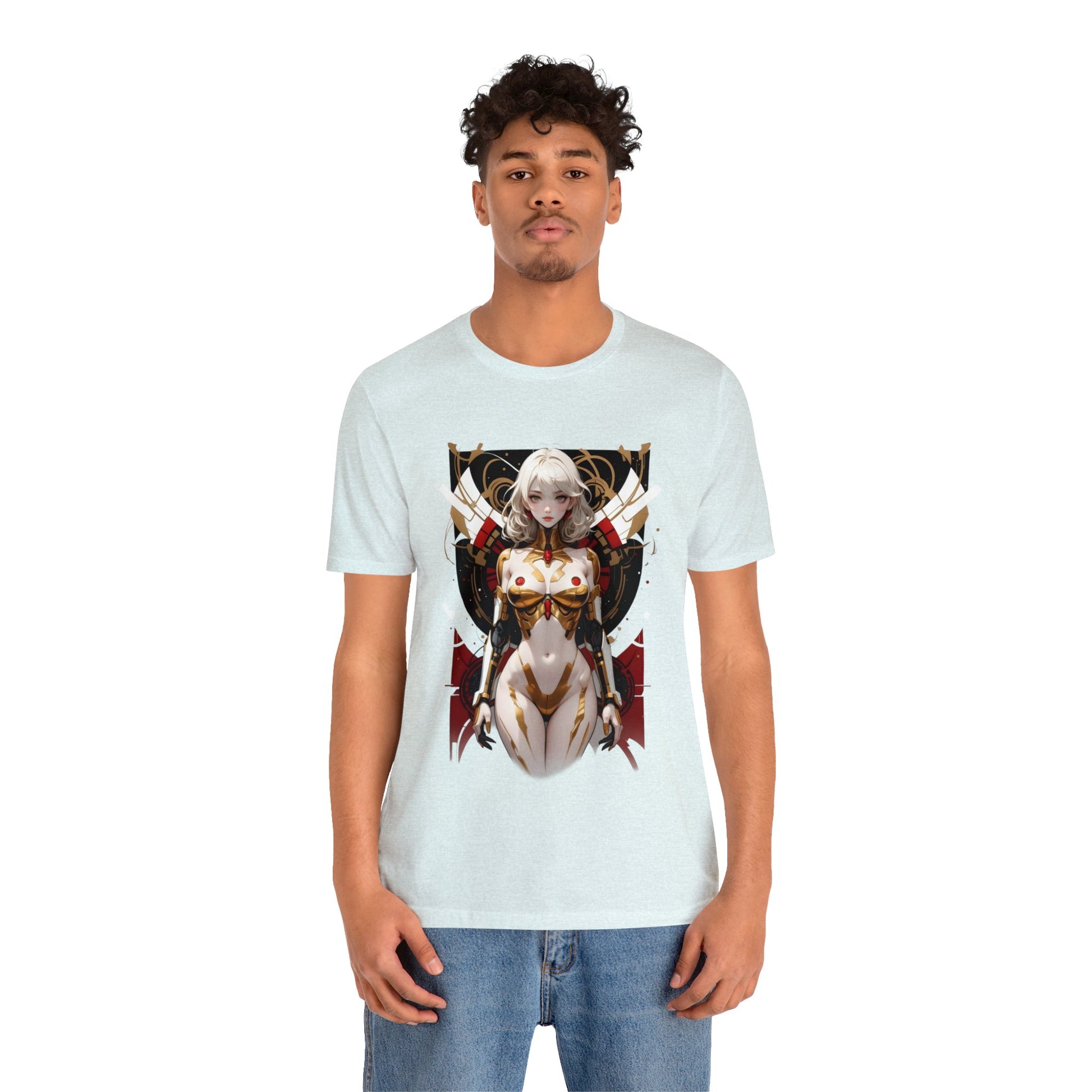 Kǎtōng Piàn - Mecha Girl Collection - Isla - Unisex Jersey Short Sleeve Tee Printify