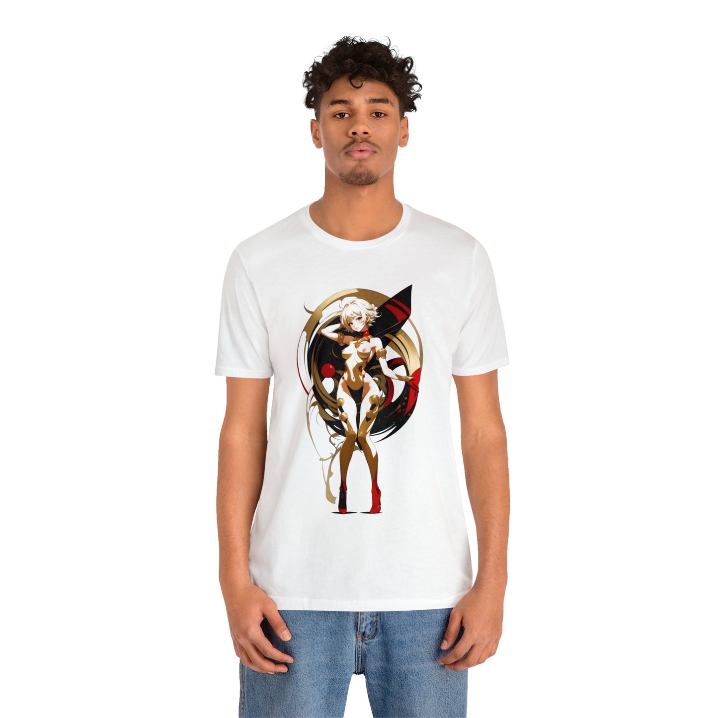 Kǎtōng Piàn - Mecha Girl Collection - Alice - Unisex Jersey Short Sleeve Tee Printify