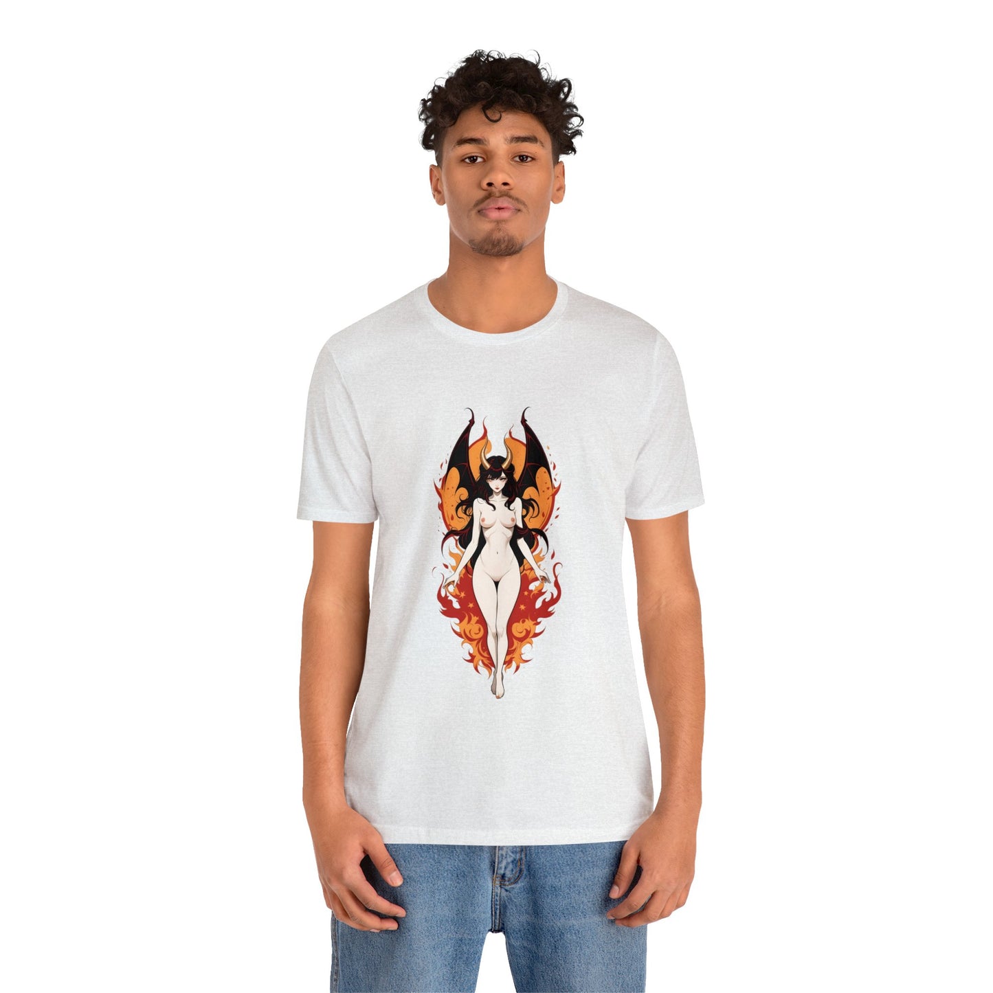 Kǎtōng Piàn - Devil Woman Collection - Akuji - Unisex Jersey Short Sleeve Tee Printify
