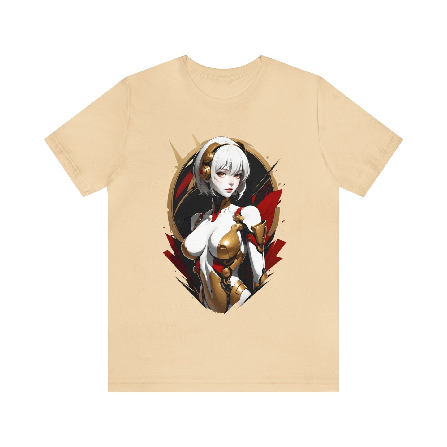 Kǎtōng Piàn - Mecha Girl Collection - Iris - Unisex Jersey Short Sleeve Tee Printify