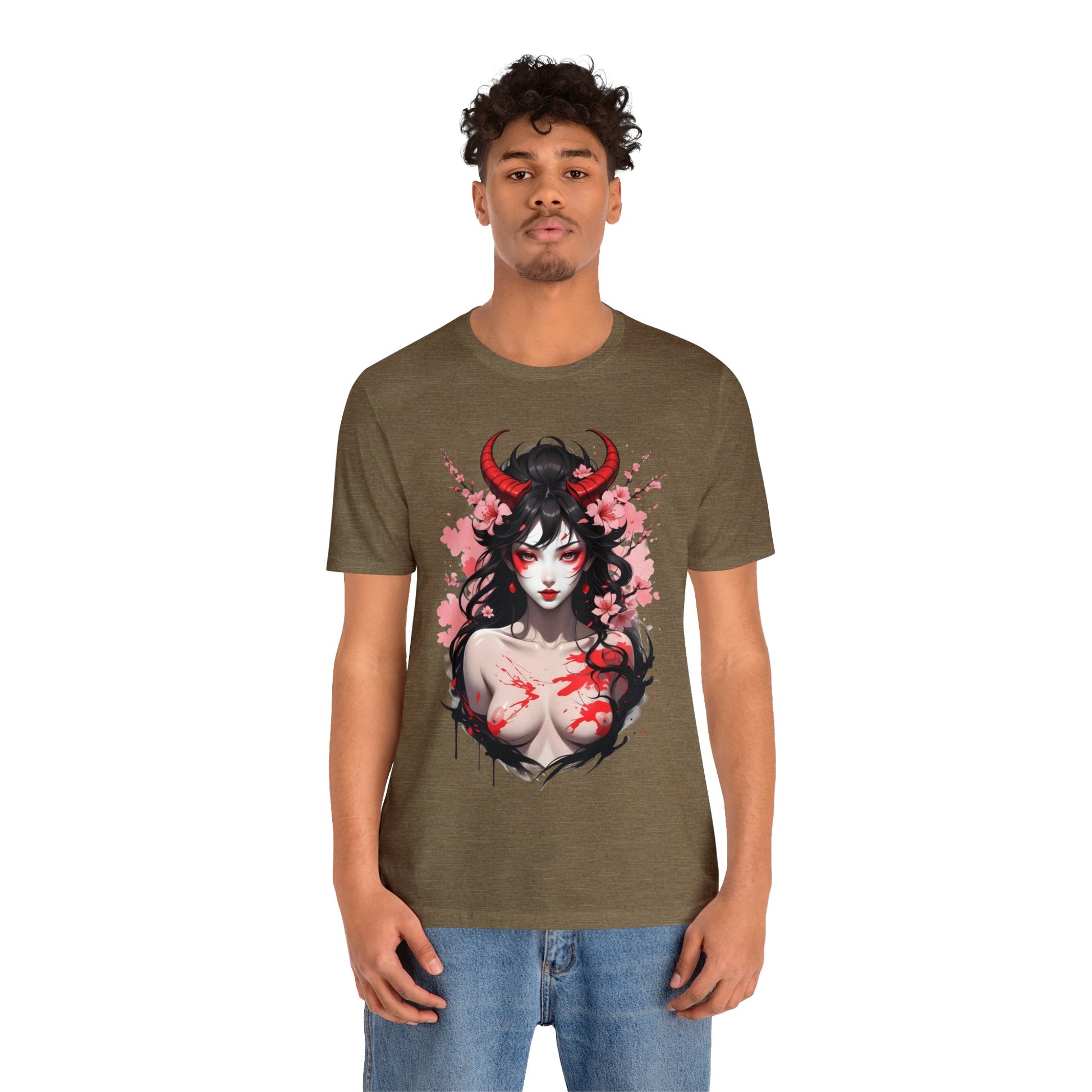 Kǎtōng Piàn - Oni Collection - Echidna - Unisex Jersey Short Sleeve Tee Printify