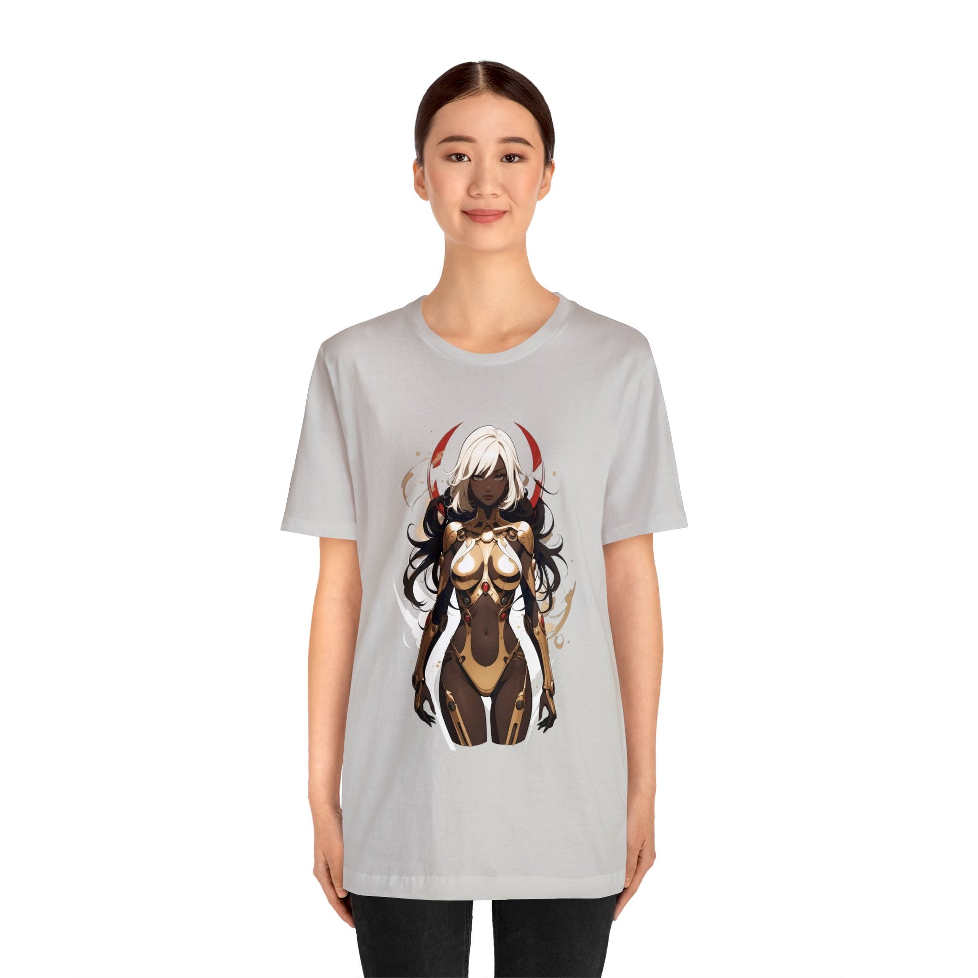 Kǎtōng Piàn - Mecha Girl Collection - Elizabeth - Unisex Jersey Short Sleeve Tee Printify