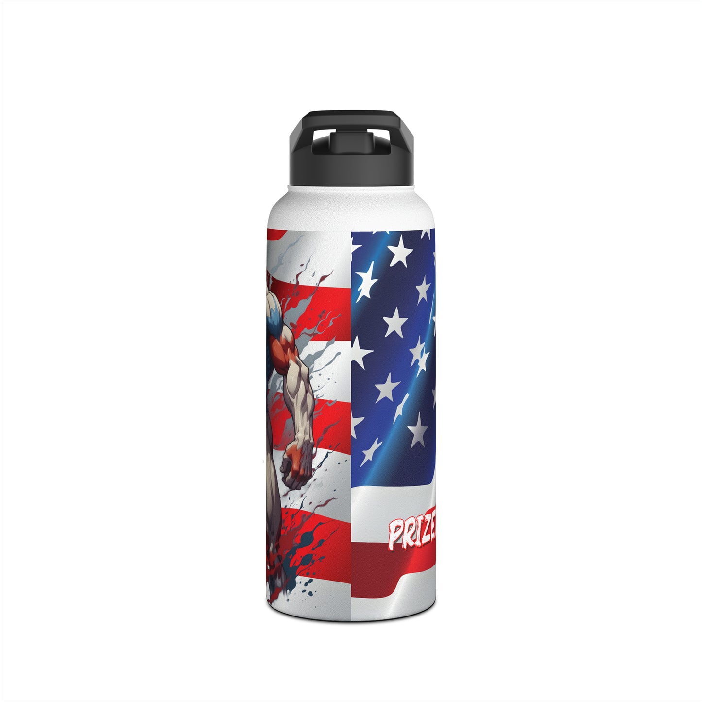 Kǎtōng Piàn - Prized Fighter Collection - America - 006 - Stainless Steel Water Bottle, Standard Lid - Verdine Daniels