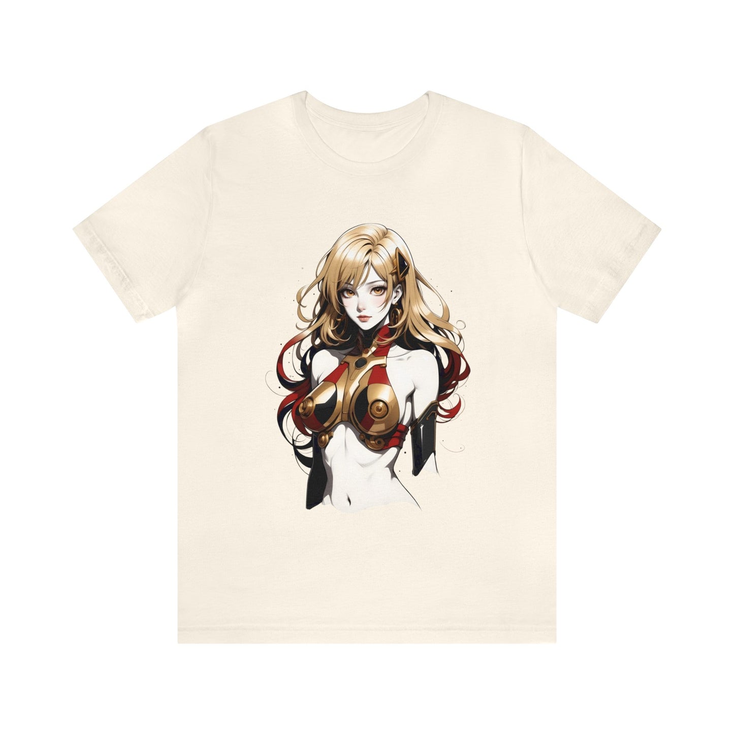 Kǎtōng Piàn - Mecha Girl Collection - Evelyn - Unisex Jersey Short Sleeve Tee Printify