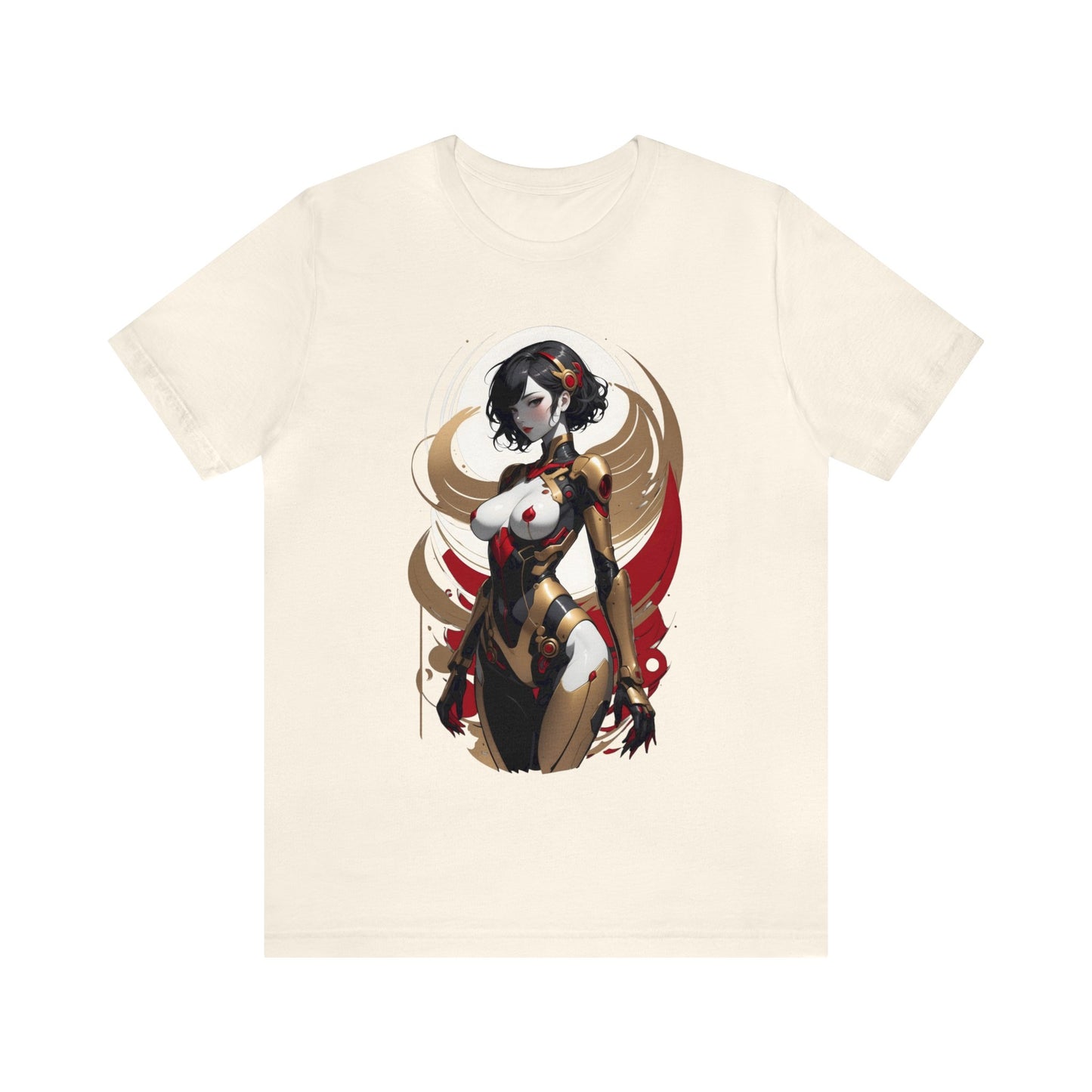 Kǎtōng Piàn - Mecha Girl Collection - Luna - Unisex Jersey Short Sleeve Tee Printify