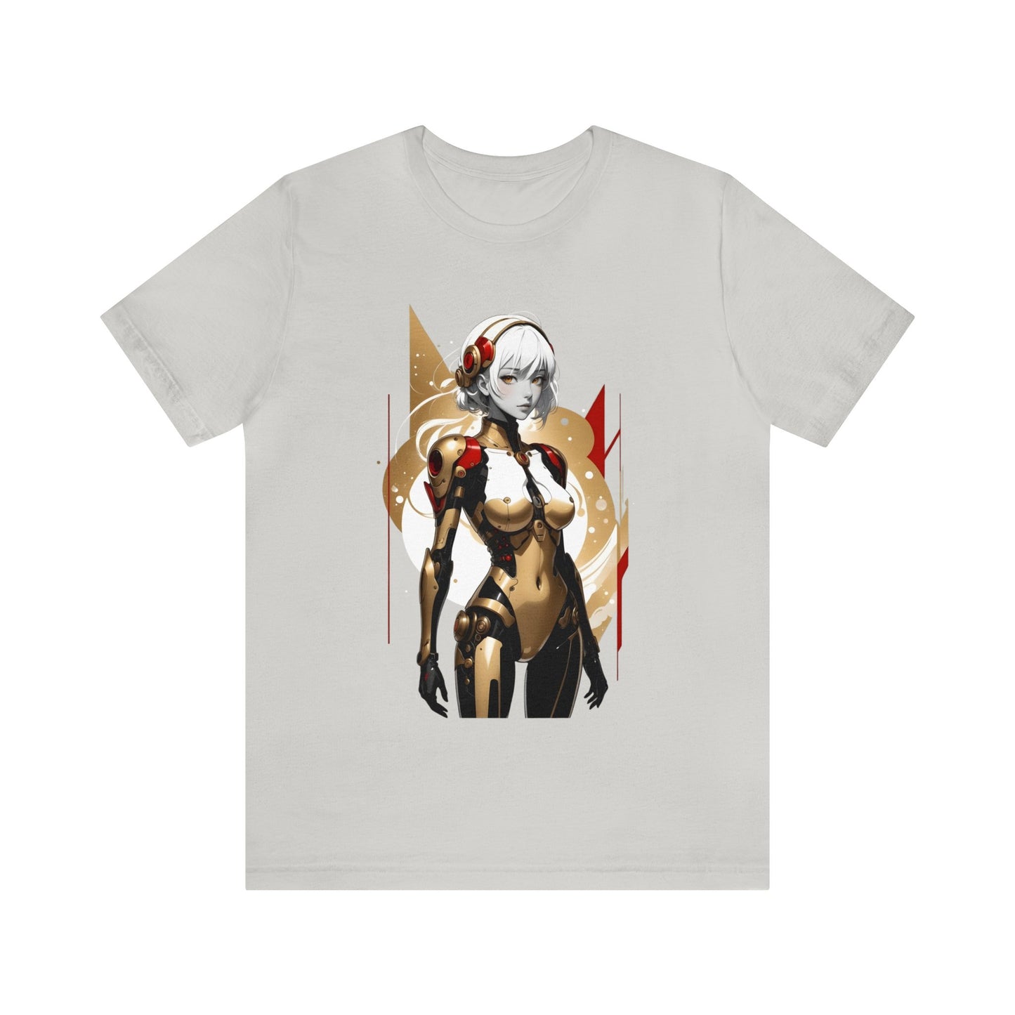 Kǎtōng Piàn - Mecha Girl Collection - Ella - Unisex Jersey Short Sleeve Tee Printify