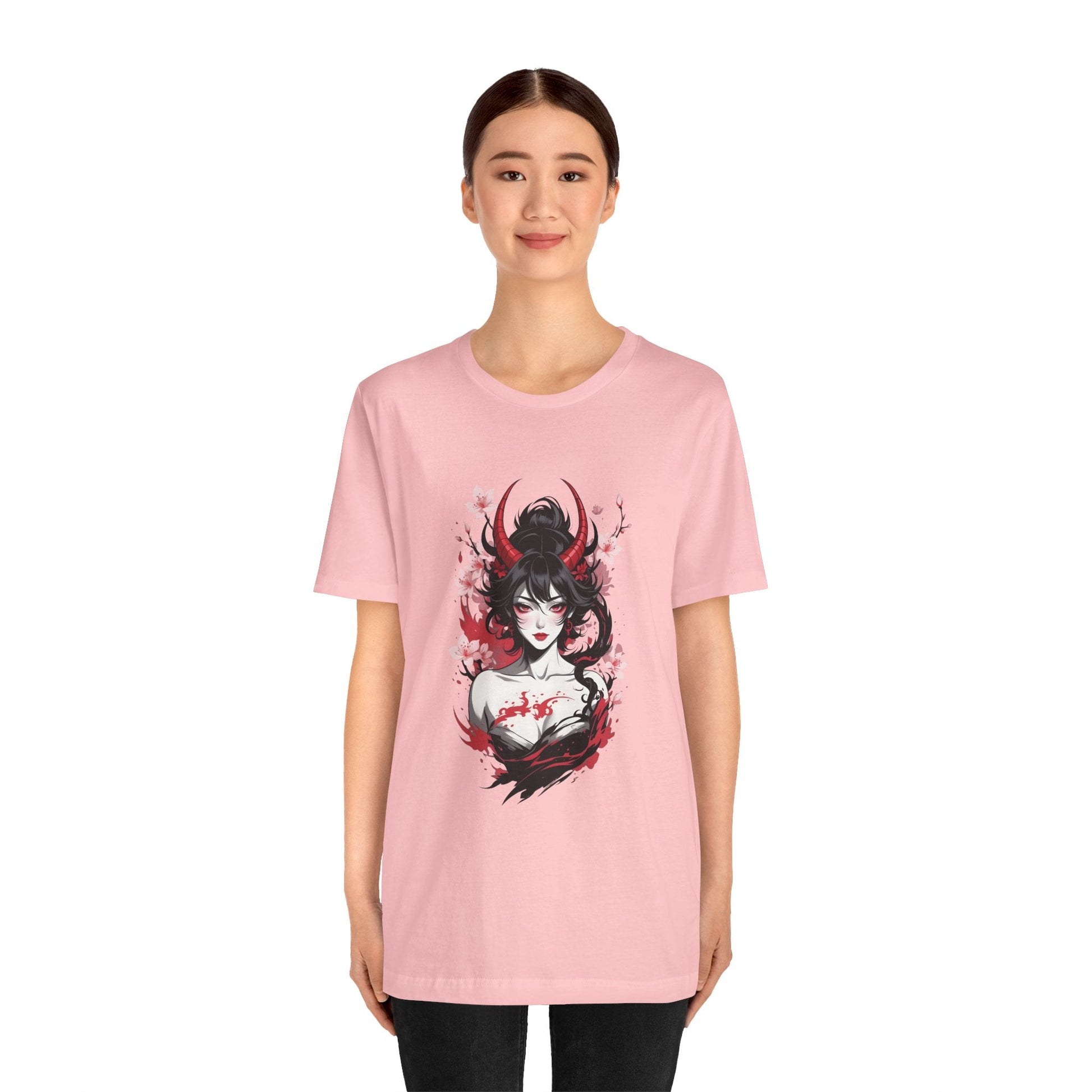 Kǎtōng Piàn - Oni Collection - Lamia - Unisex Jersey Short Sleeve Tee Printify