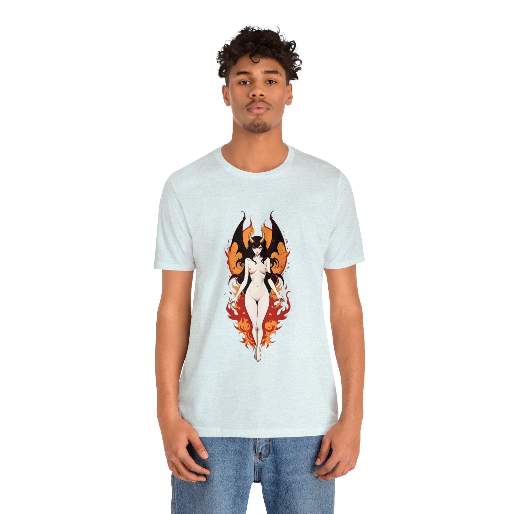 Kǎtōng Piàn - Devil Woman Collection - Akuji - Unisex Jersey Short Sleeve Tee Printify