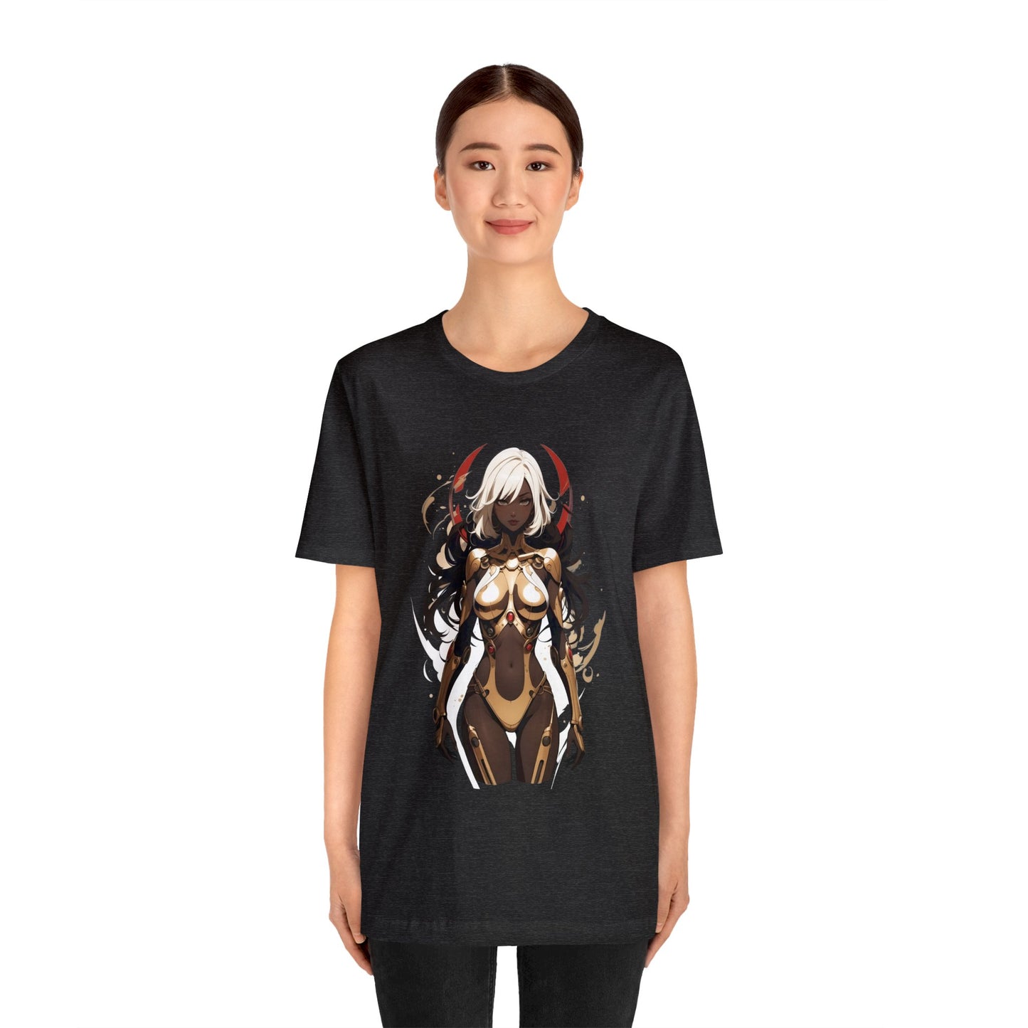 Kǎtōng Piàn - Mecha Girl Collection - Elizabeth - Unisex Jersey Short Sleeve Tee Printify