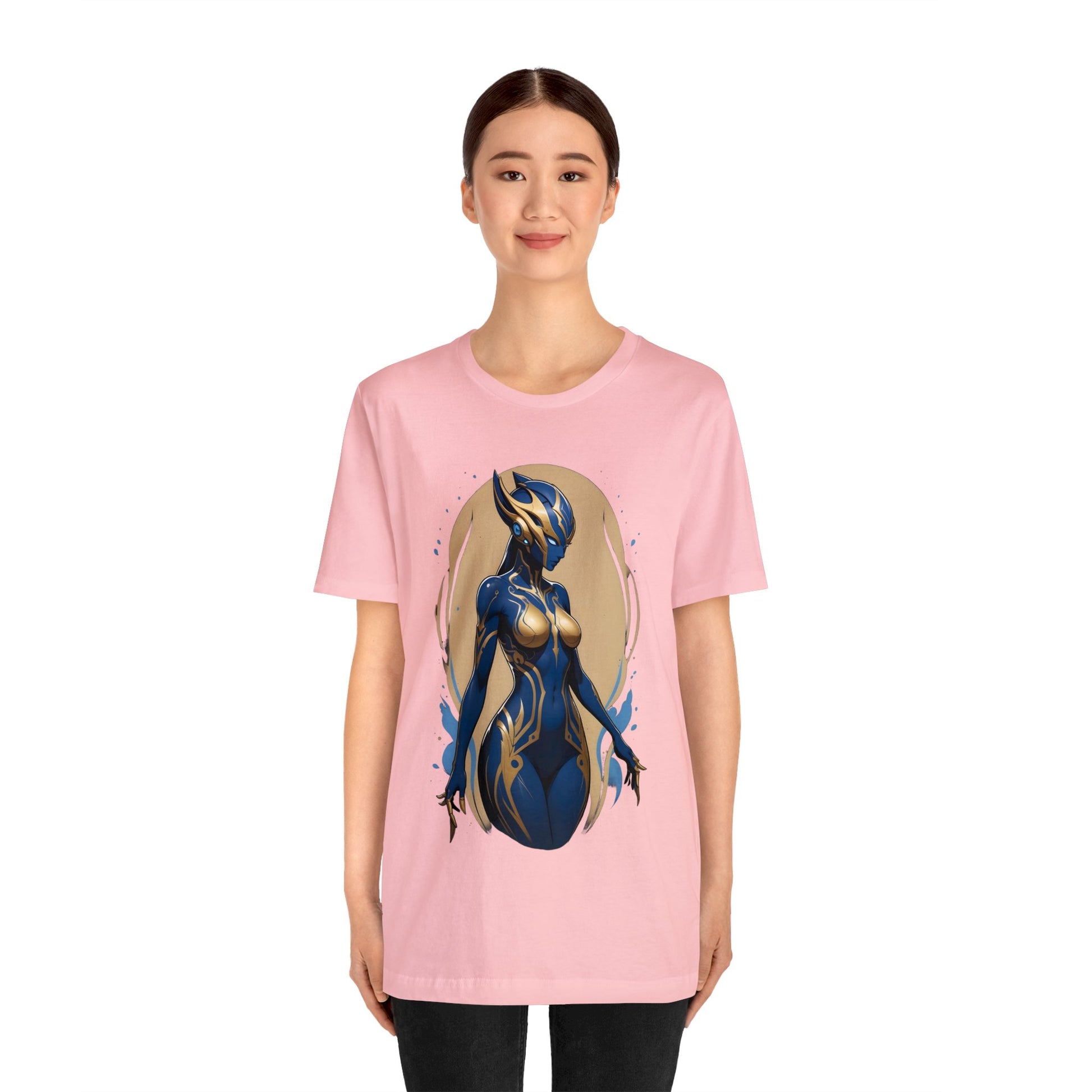 Kǎtōng Piàn - The Lotus Collection - Guinevere - Unisex Jersey Short Sleeve Tee Printify