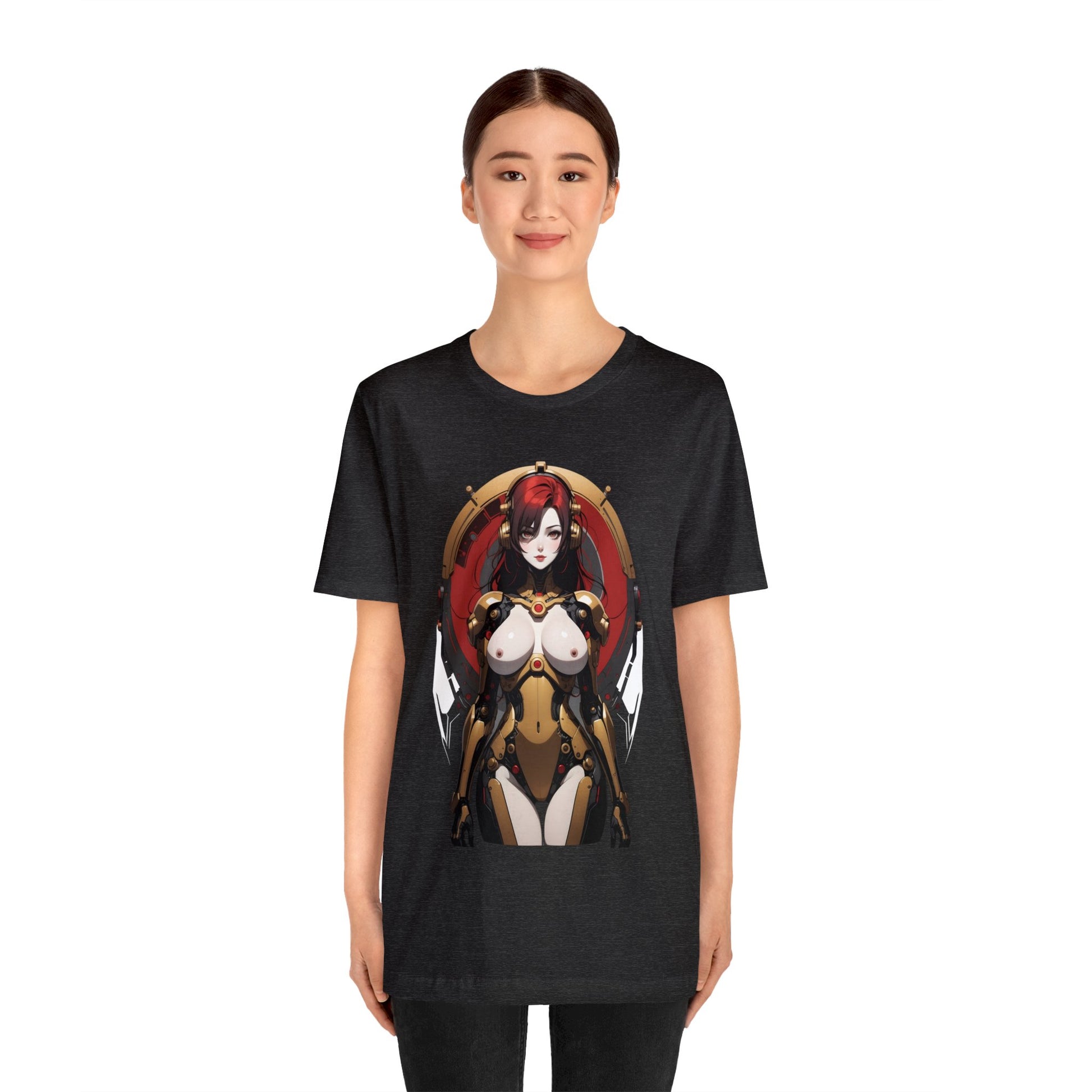 Kǎtōng Piàn - Mecha Girl Collection - Eliana - Unisex Jersey Short Sleeve Tee Printify