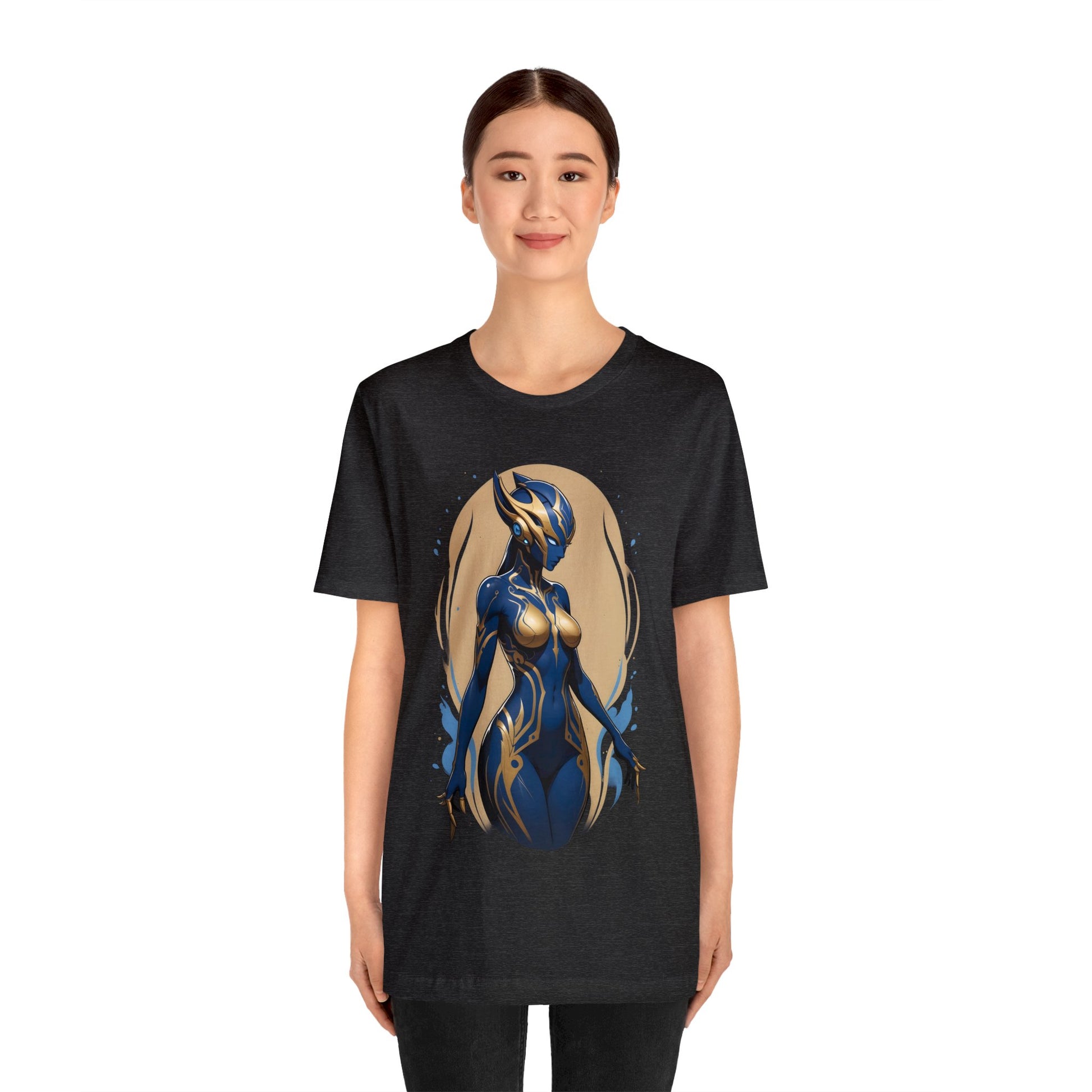 Kǎtōng Piàn - The Lotus Collection - Guinevere - Unisex Jersey Short Sleeve Tee Printify
