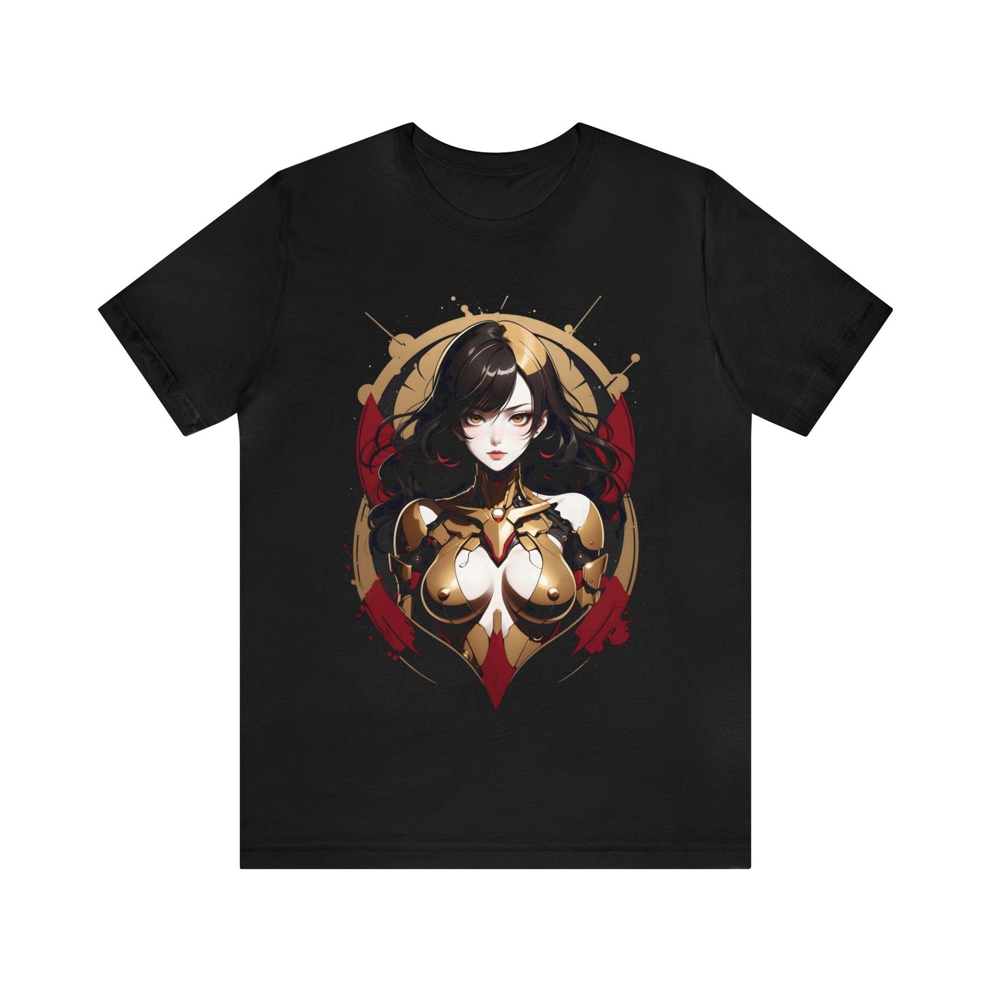 Kǎtōng Piàn - Mecha Girl Collection - Naomi - Unisex Jersey Short Sleeve Tee Printify