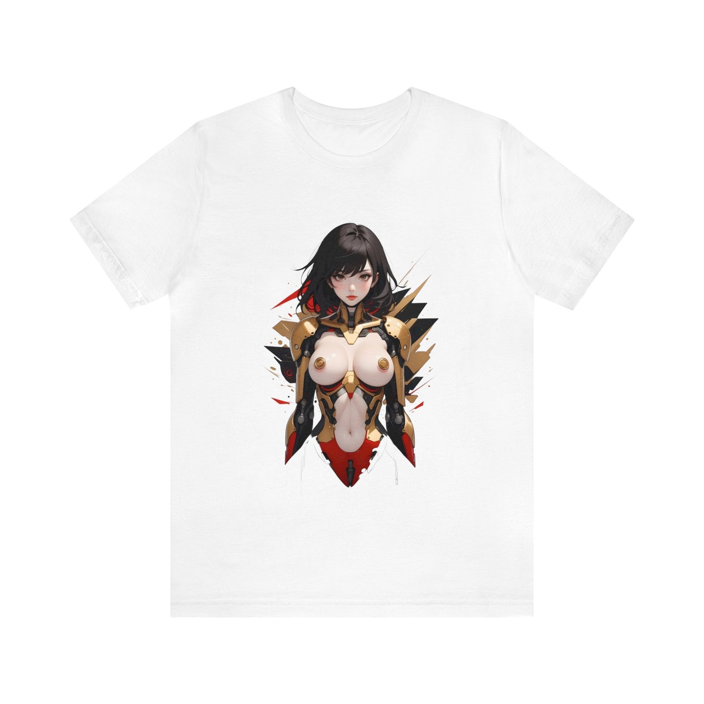 Kǎtōng Piàn - Mecha Girl Collection - Anna - Unisex Jersey Short Sleeve Tee Printify