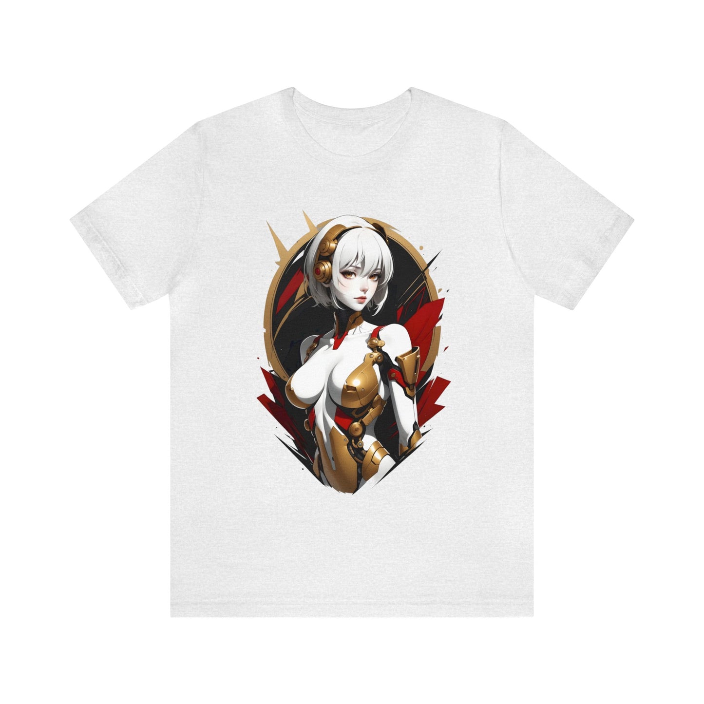 Kǎtōng Piàn - Mecha Girl Collection - Iris - Unisex Jersey Short Sleeve Tee Printify