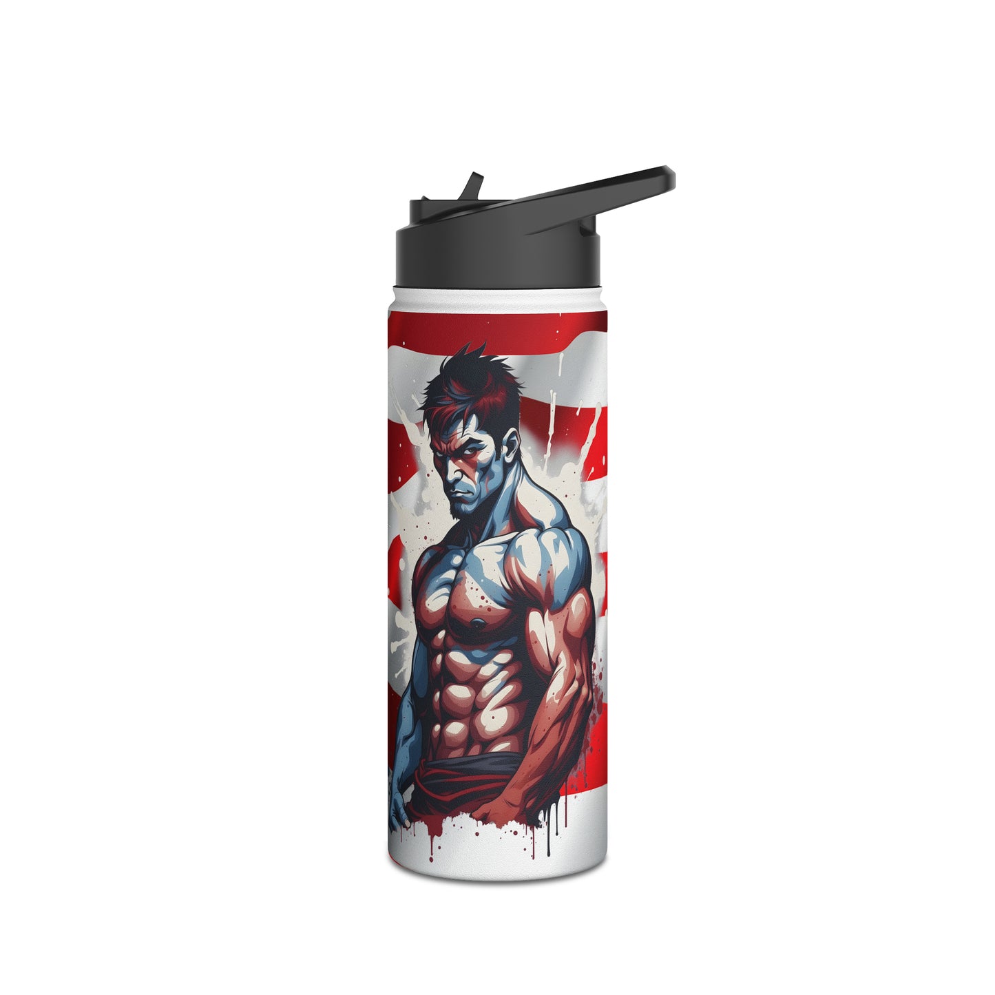 Kǎtōng Piàn - Prized Fighter Collection - America - 005 - Stainless Steel Water Bottle, Standard Lid - Verdine Daniels