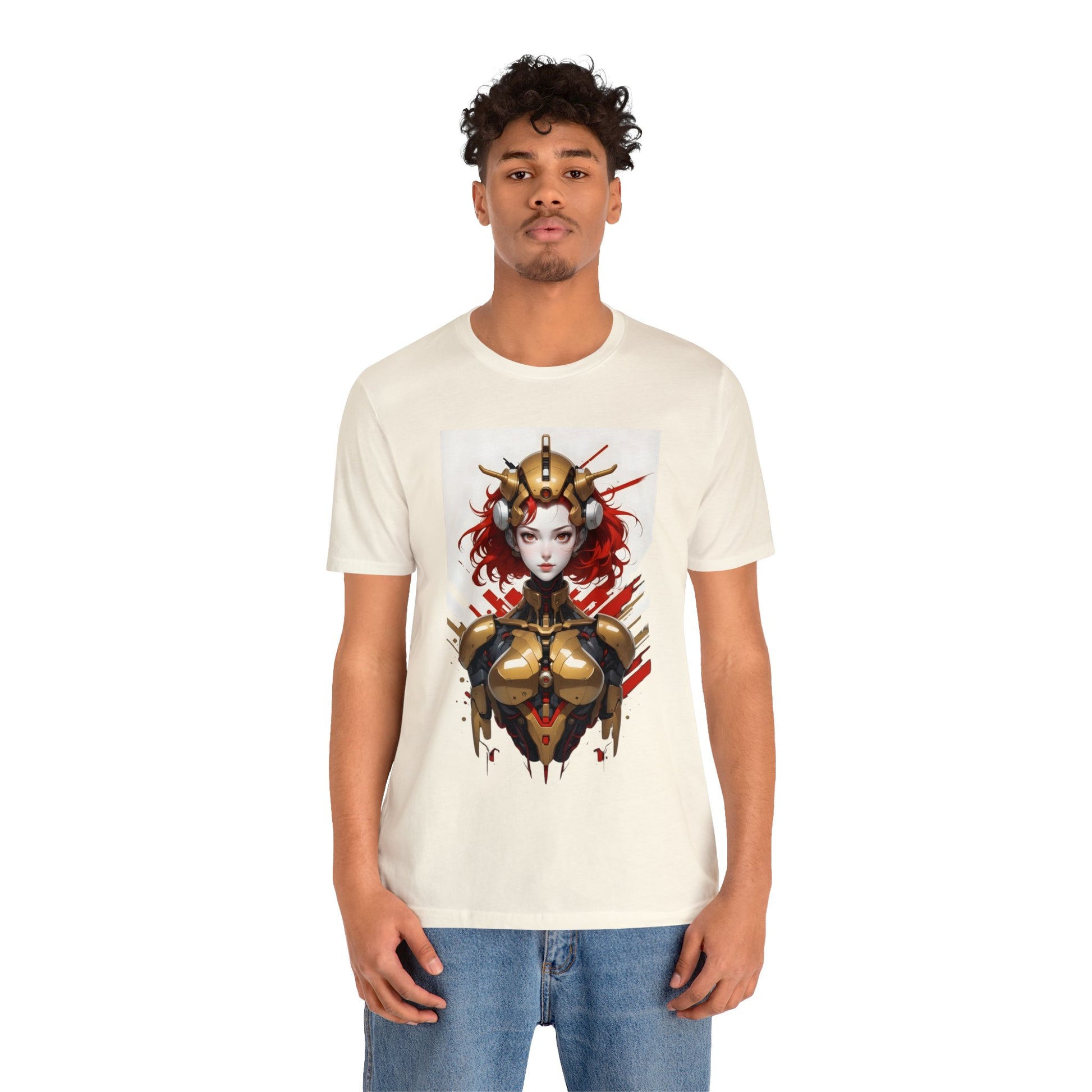 Kǎtōng Piàn - Mecha Girl Collection - Maya - Unisex Jersey Short Sleeve Tee Printify