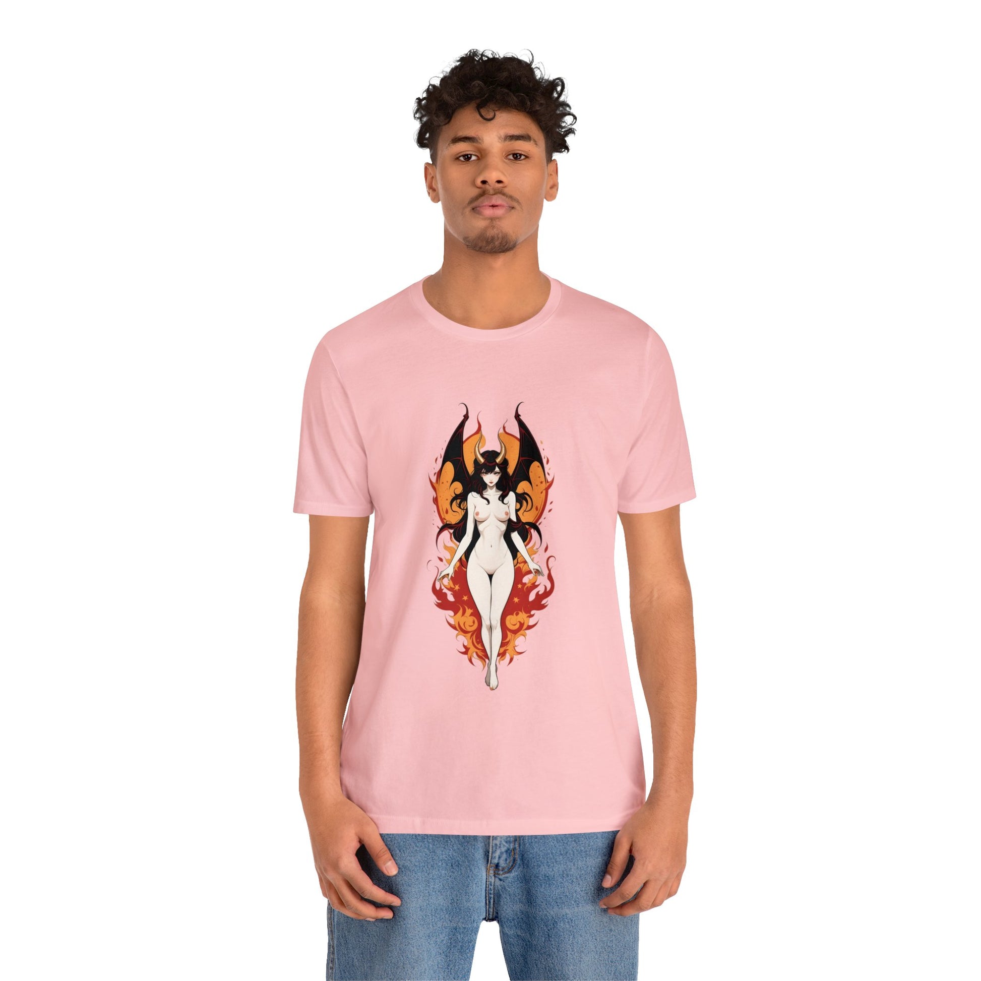 Kǎtōng Piàn - Devil Woman Collection - Akuji - Unisex Jersey Short Sleeve Tee Printify