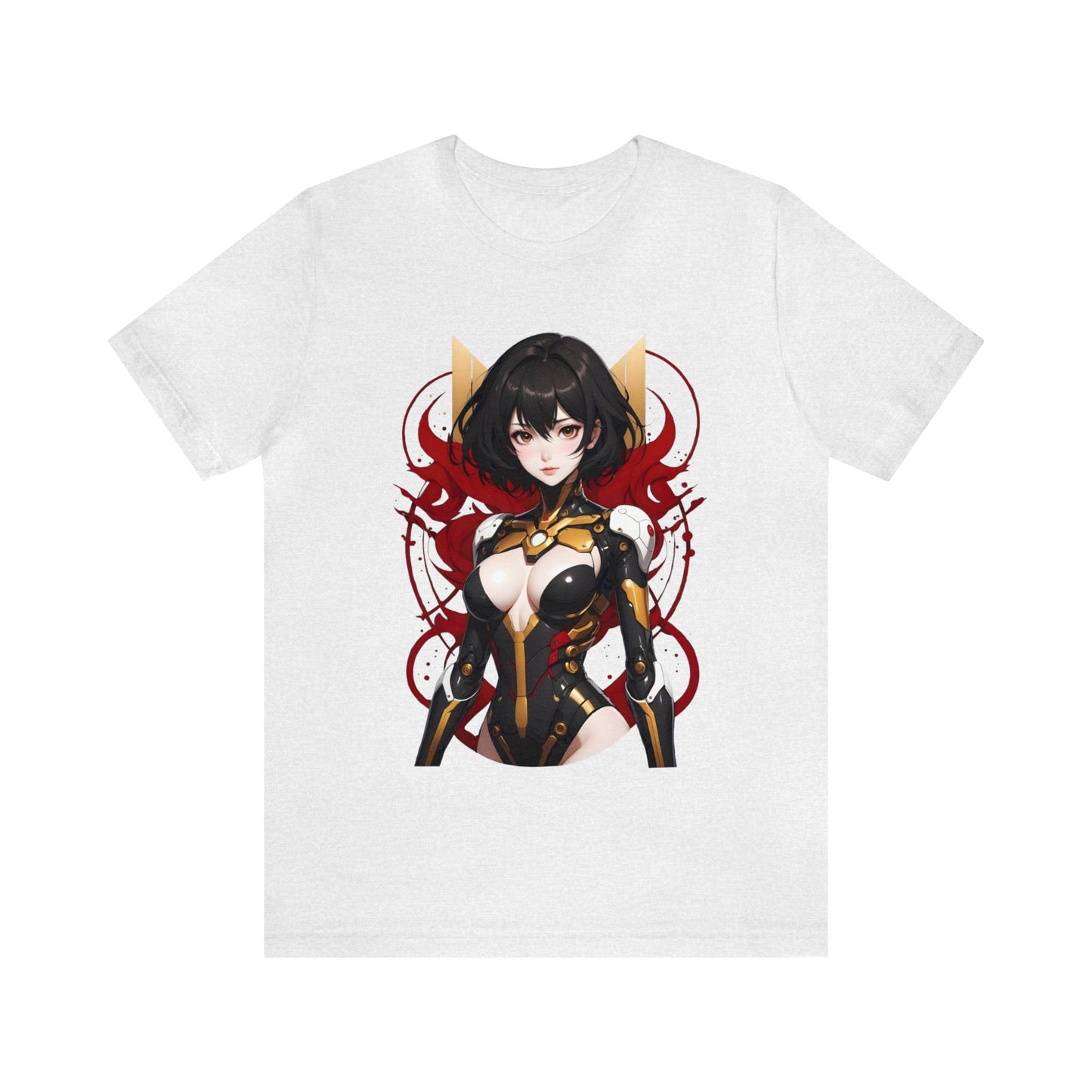 Kǎtōng Piàn - Mecha Girl Collection - Abigail - Unisex Jersey Short Sleeve Tee Printify