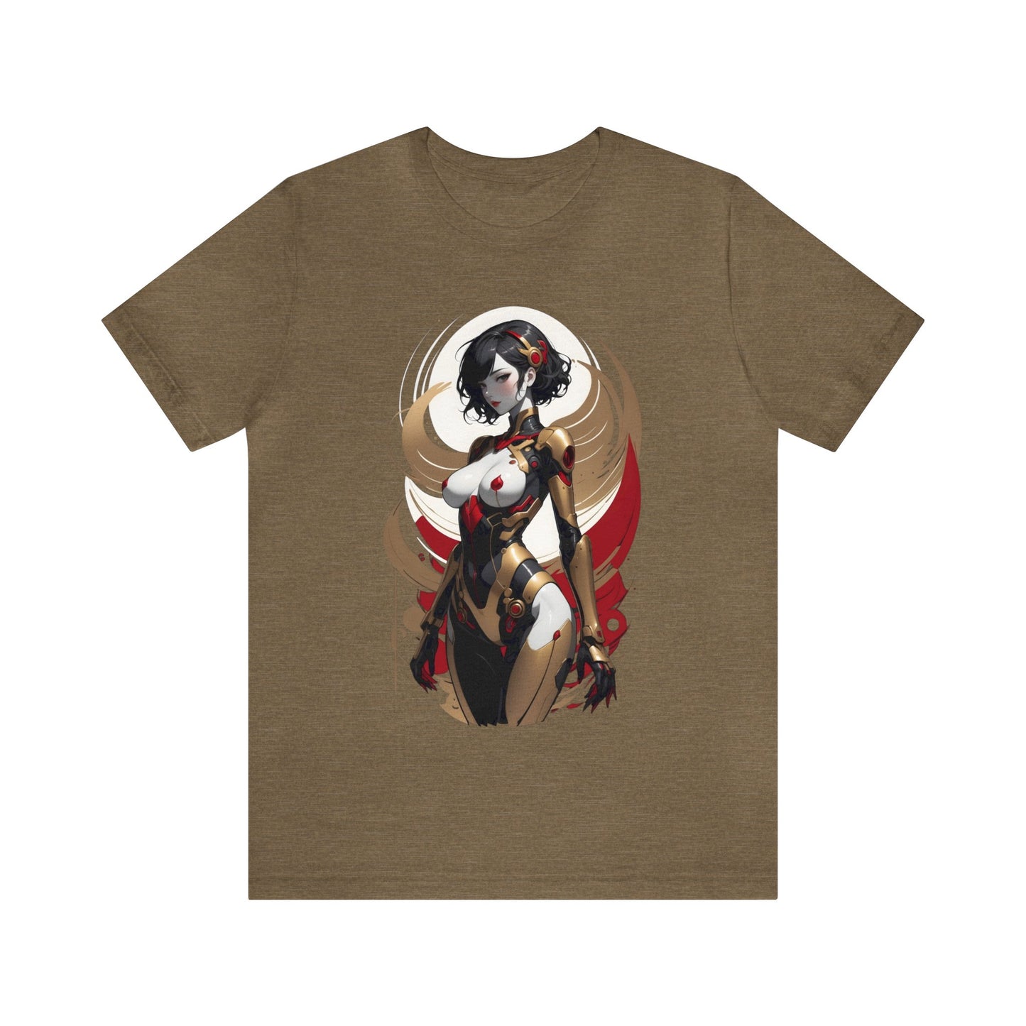 Kǎtōng Piàn - Mecha Girl Collection - Luna - Unisex Jersey Short Sleeve Tee Printify