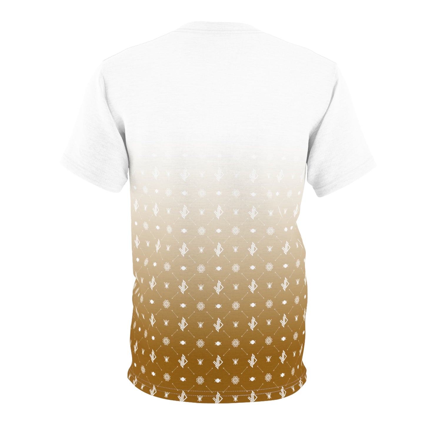 Warm Gradient Unisex Tee with Sun & Star Design