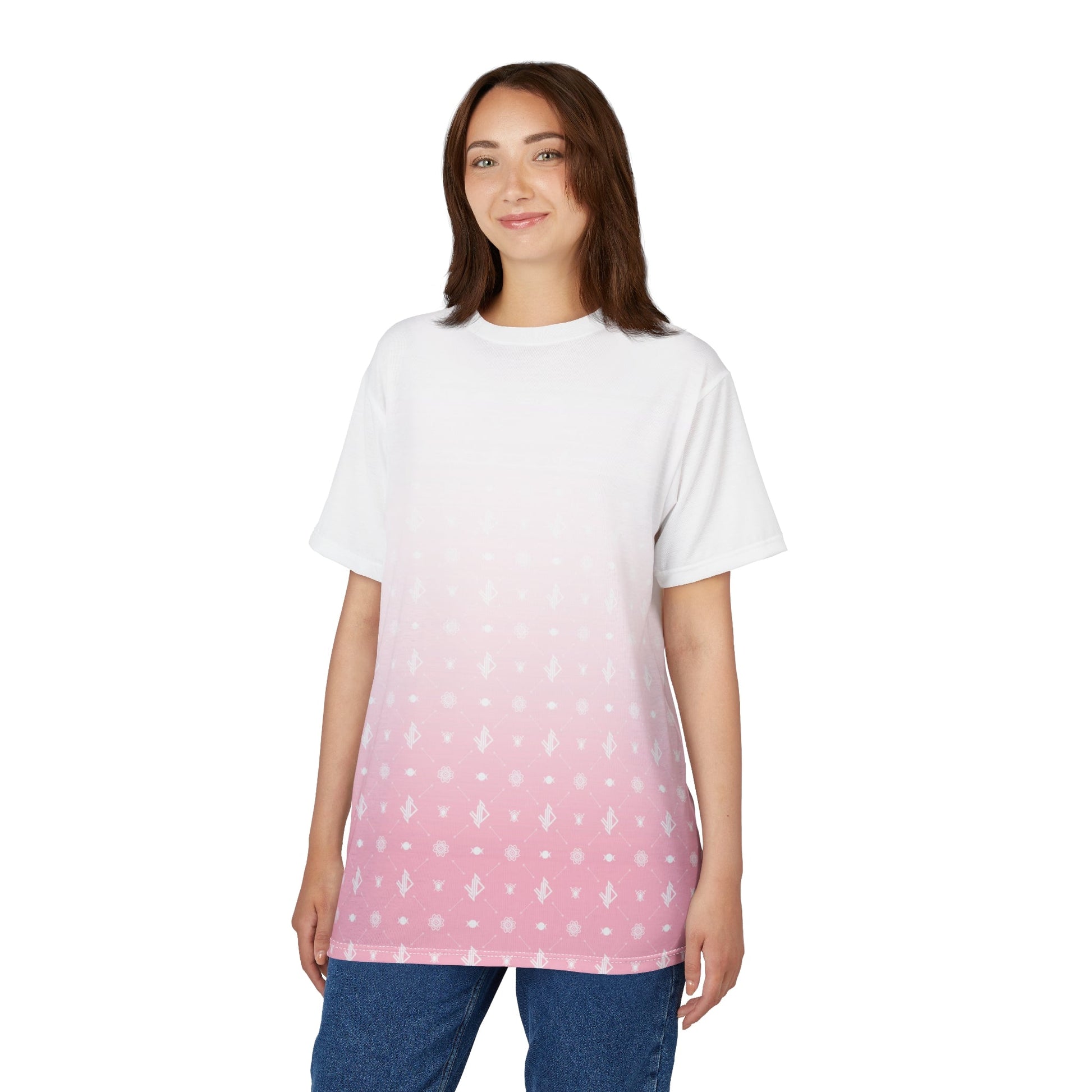 Ombre Pink Unisex Tee - Stylish & Comfortable Everyday Wear Printify