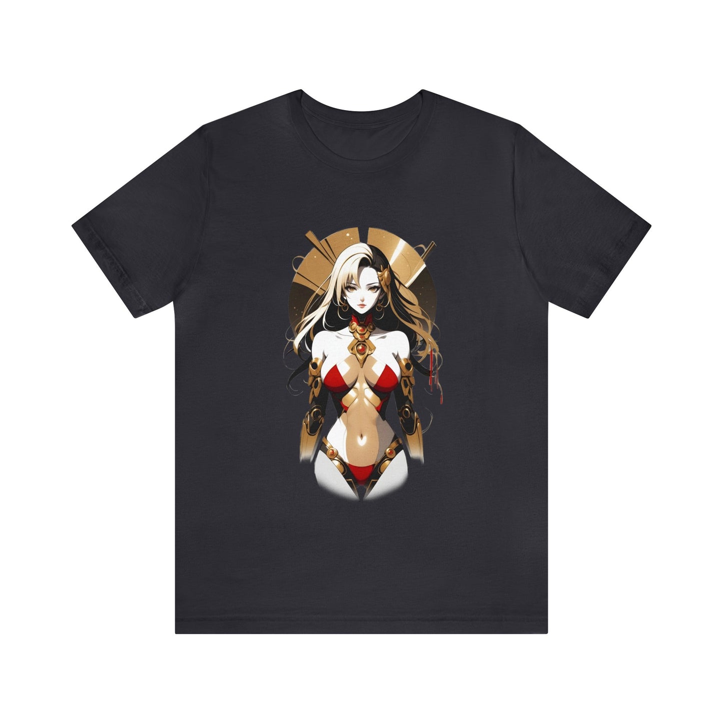 Kǎtōng Piàn - Mecha Girl Collection - Eleanor - Unisex Jersey Short Sleeve Tee Printify