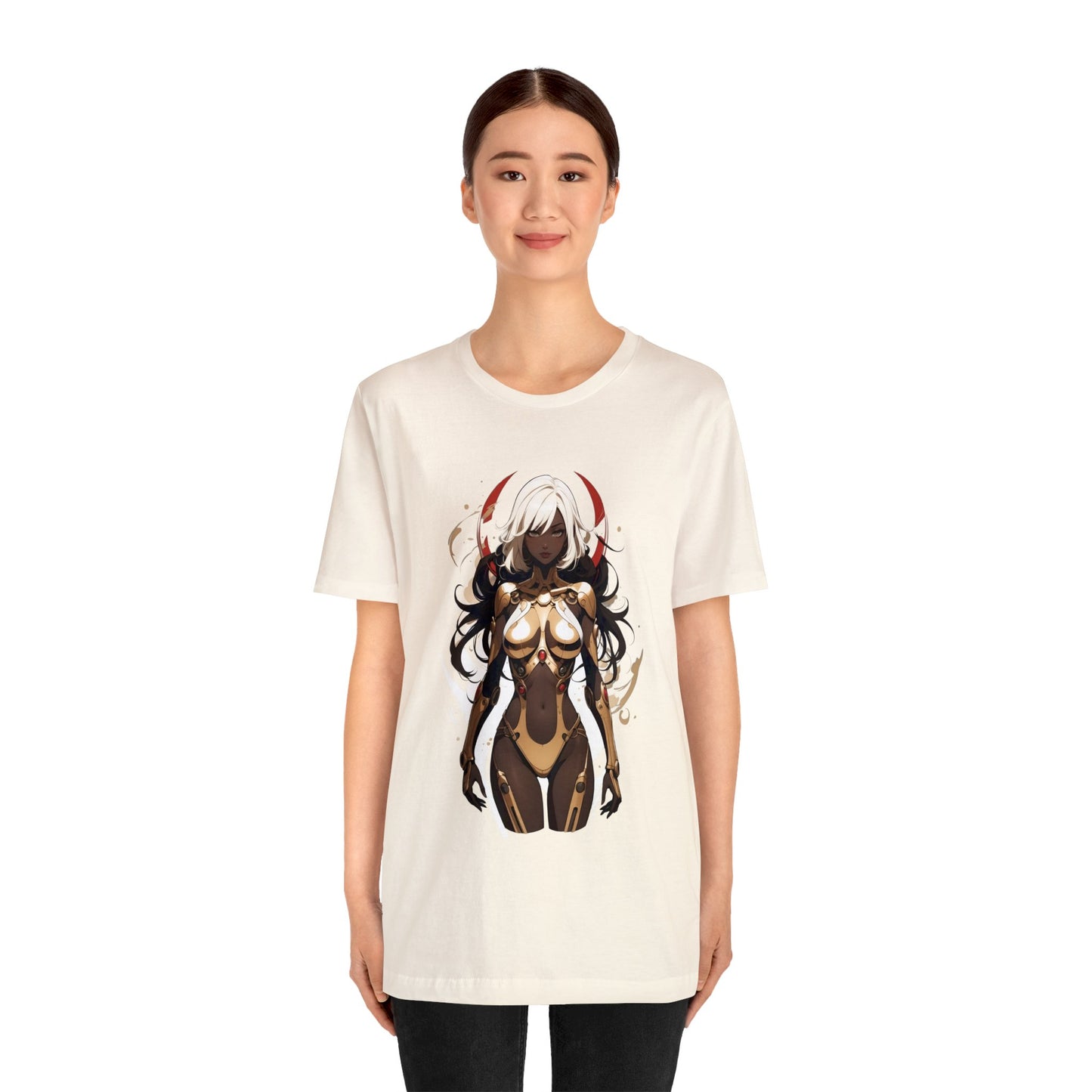Kǎtōng Piàn - Mecha Girl Collection - Elizabeth - Unisex Jersey Short Sleeve Tee Printify