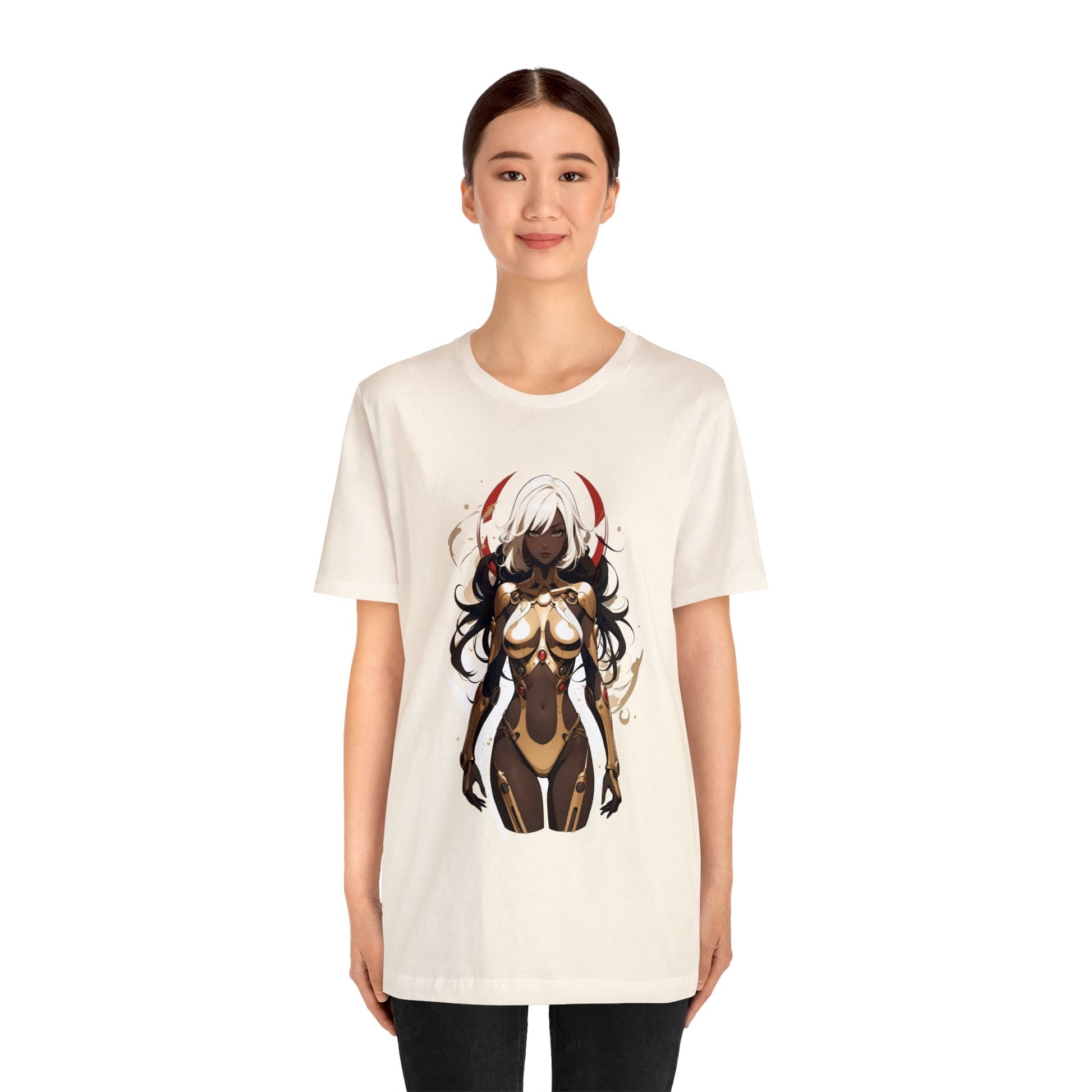 Kǎtōng Piàn - Mecha Girl Collection - Elizabeth - Unisex Jersey Short Sleeve Tee Printify