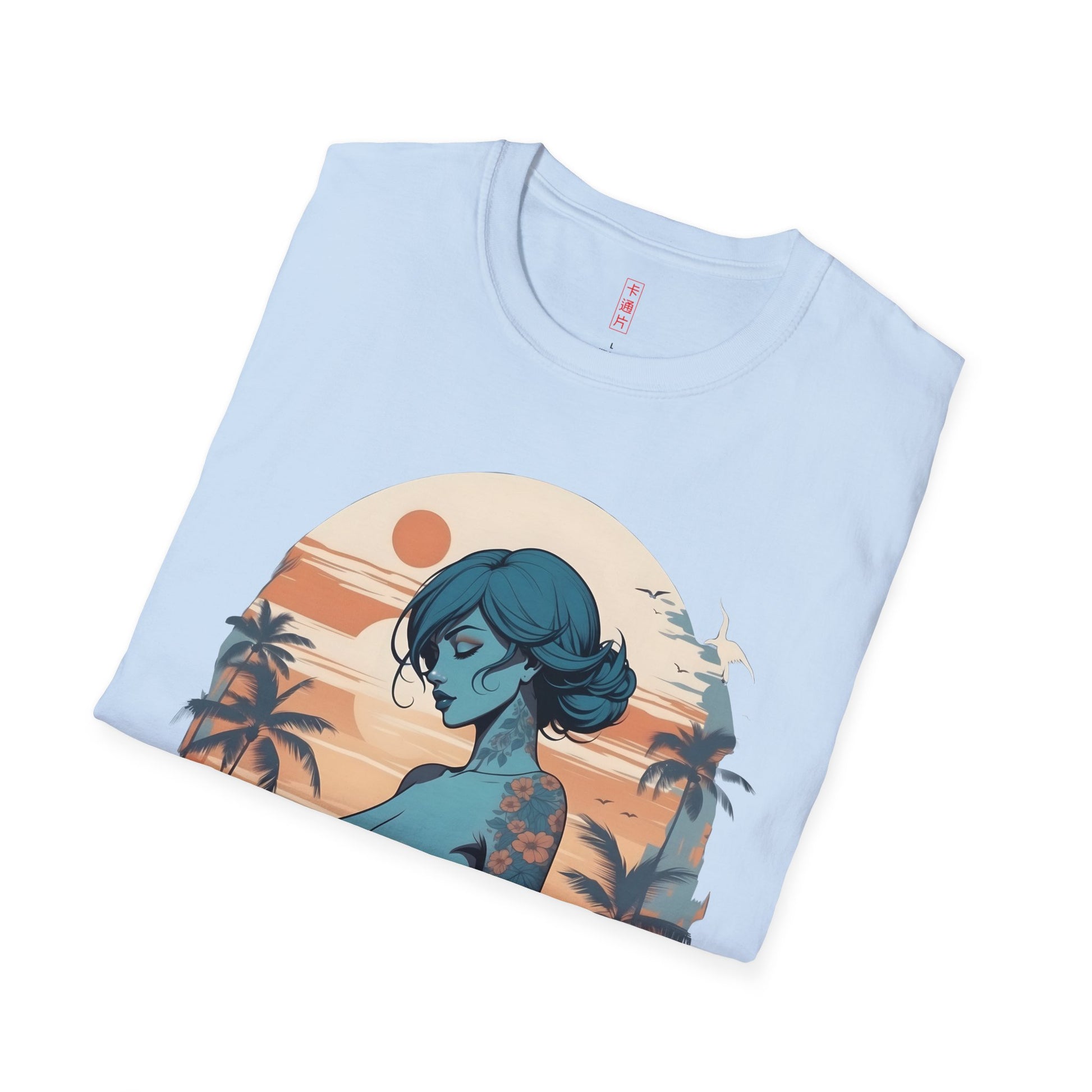 Kǎtōng Piàn - California Love Collection - 011 - Unisex Softstyle T-Shirt Printify