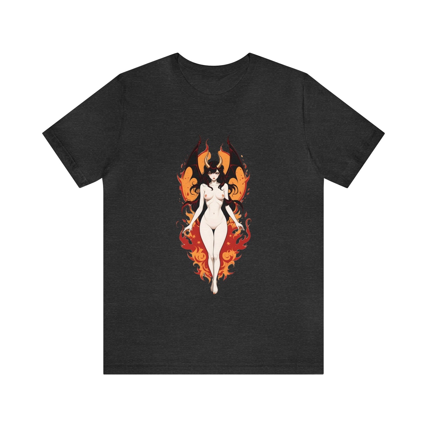 Kǎtōng Piàn - Devil Woman Collection - Akuji - Unisex Jersey Short Sleeve Tee Printify